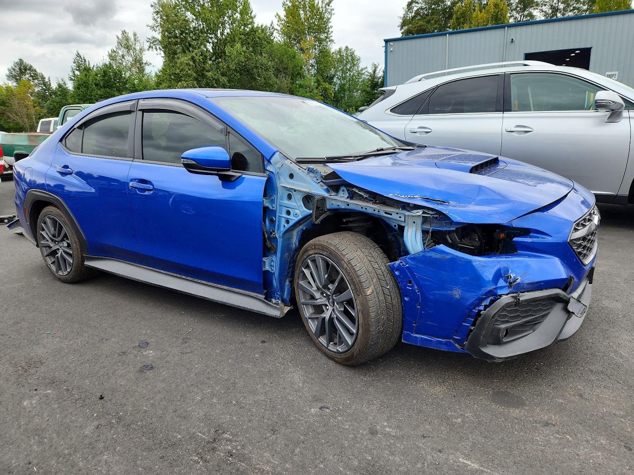 2022 Subaru Wrx Gt Blue vin: JF1VBAU60N8022132