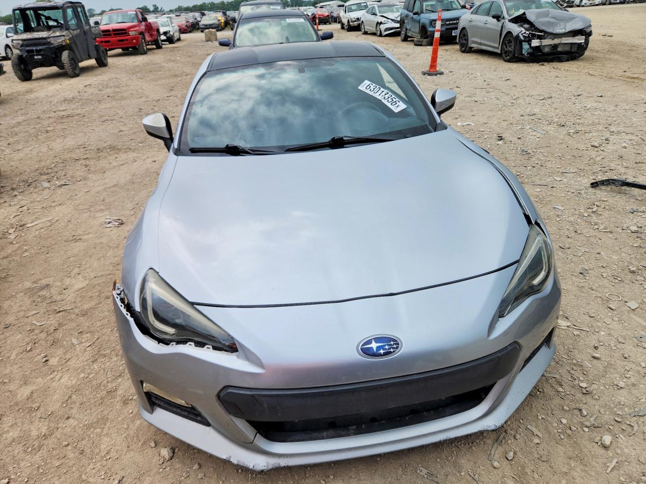 2015 Subaru Brz 2.0 Premium Silver vin: JF1ZCAB10F9602305