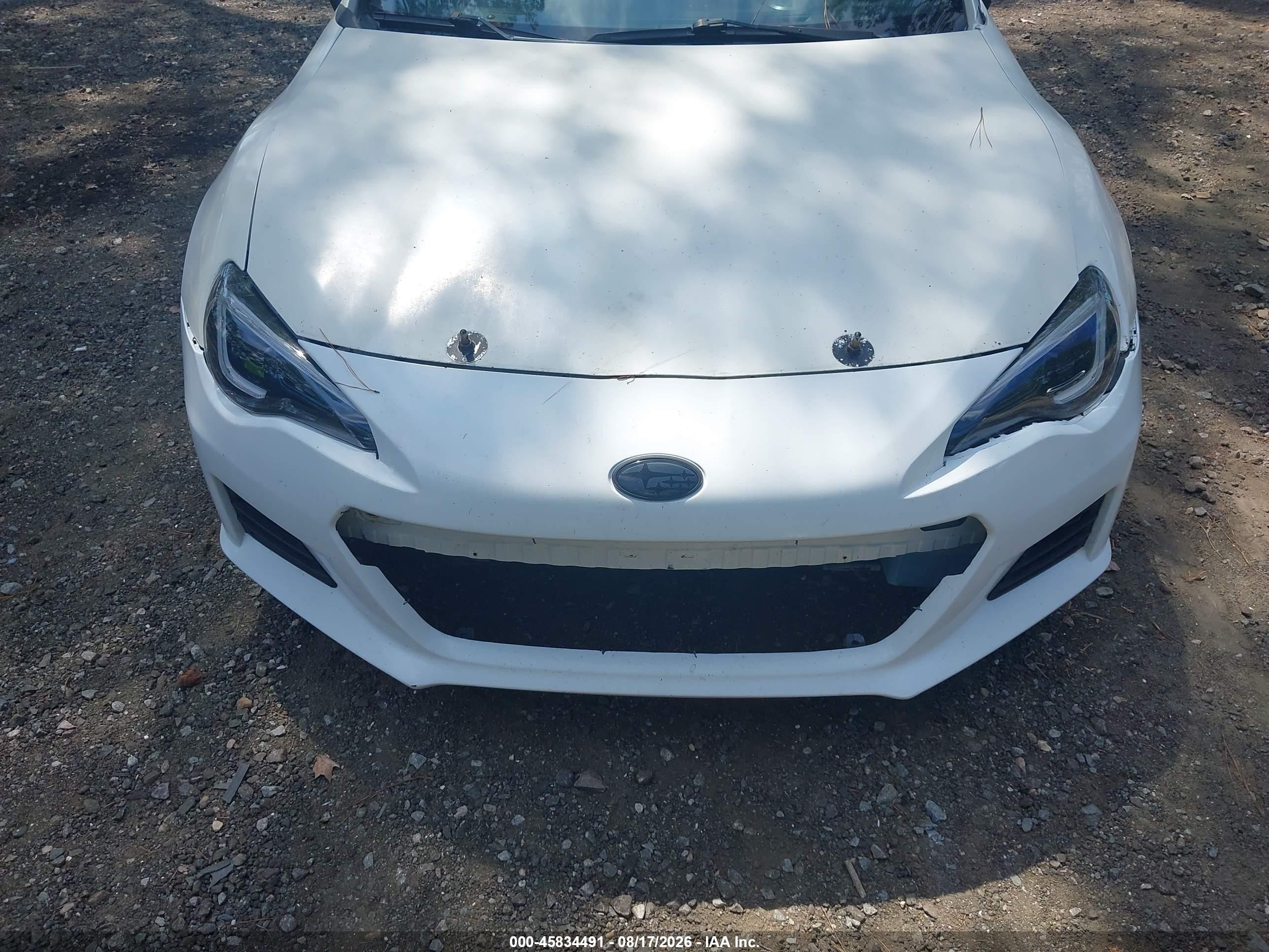 2014 Subaru Brz Premium White vin: JF1ZCAB12E9605589