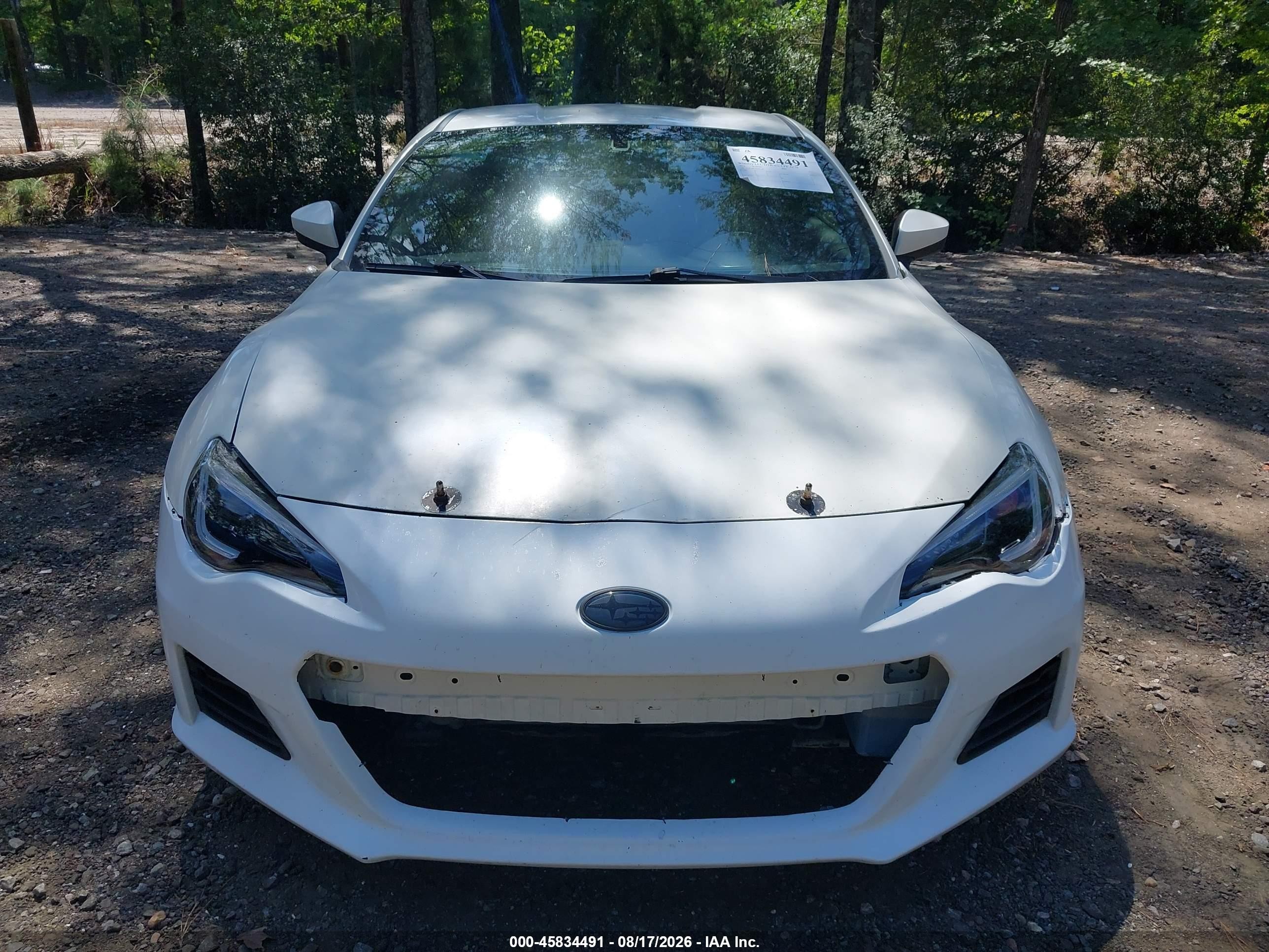 2014 Subaru Brz Premium White vin: JF1ZCAB12E9605589
