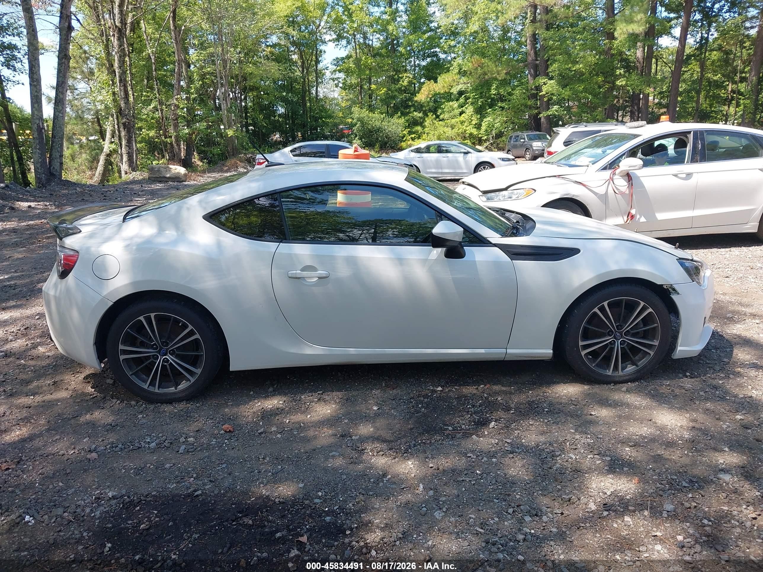 2014 Subaru Brz Premium White vin: JF1ZCAB12E9605589
