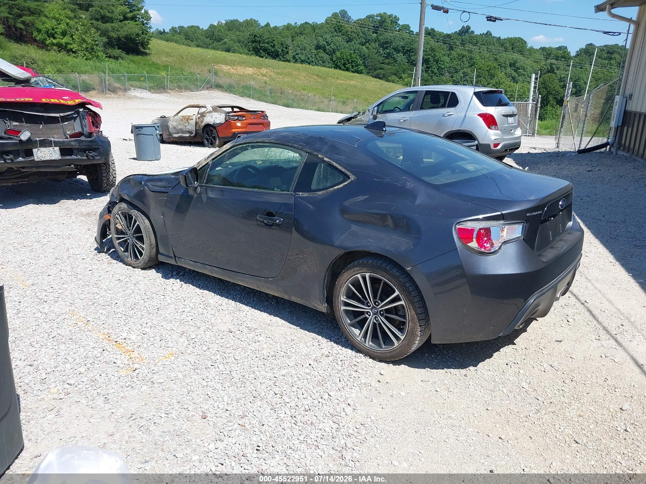2015 Subaru Brz Premium Black vin: JF1ZCAB12F9605576