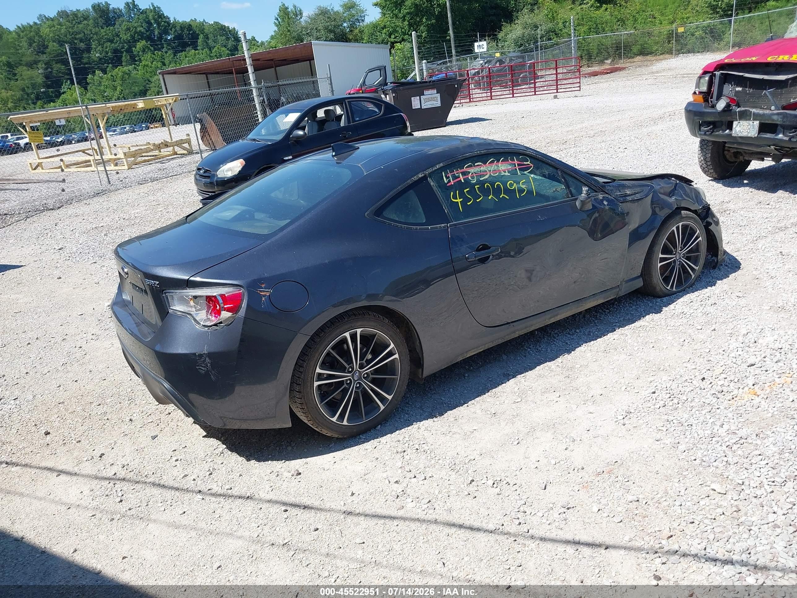 2015 Subaru Brz Premium Black vin: JF1ZCAB12F9605576