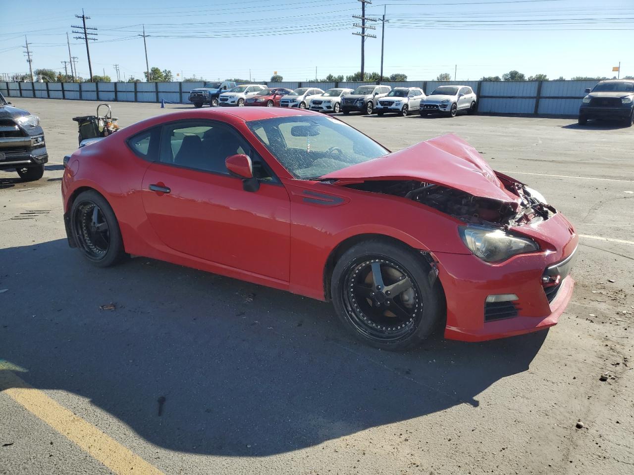2013 Subaru Brz 2.0 Premium Red vin: JF1ZCAB14D1613576