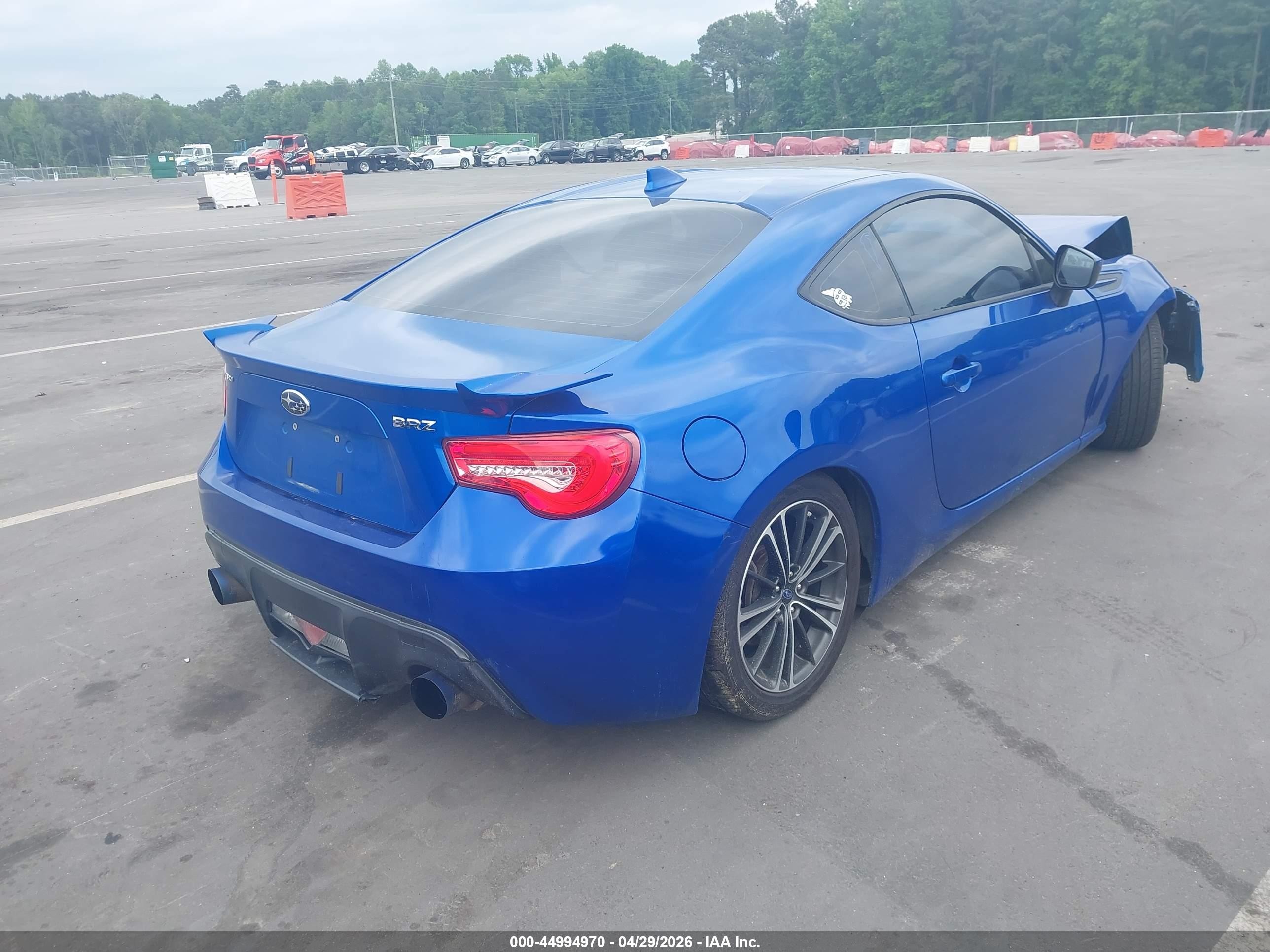 2015 Subaru Brz Premium Blue vin: JF1ZCAB14F9601920