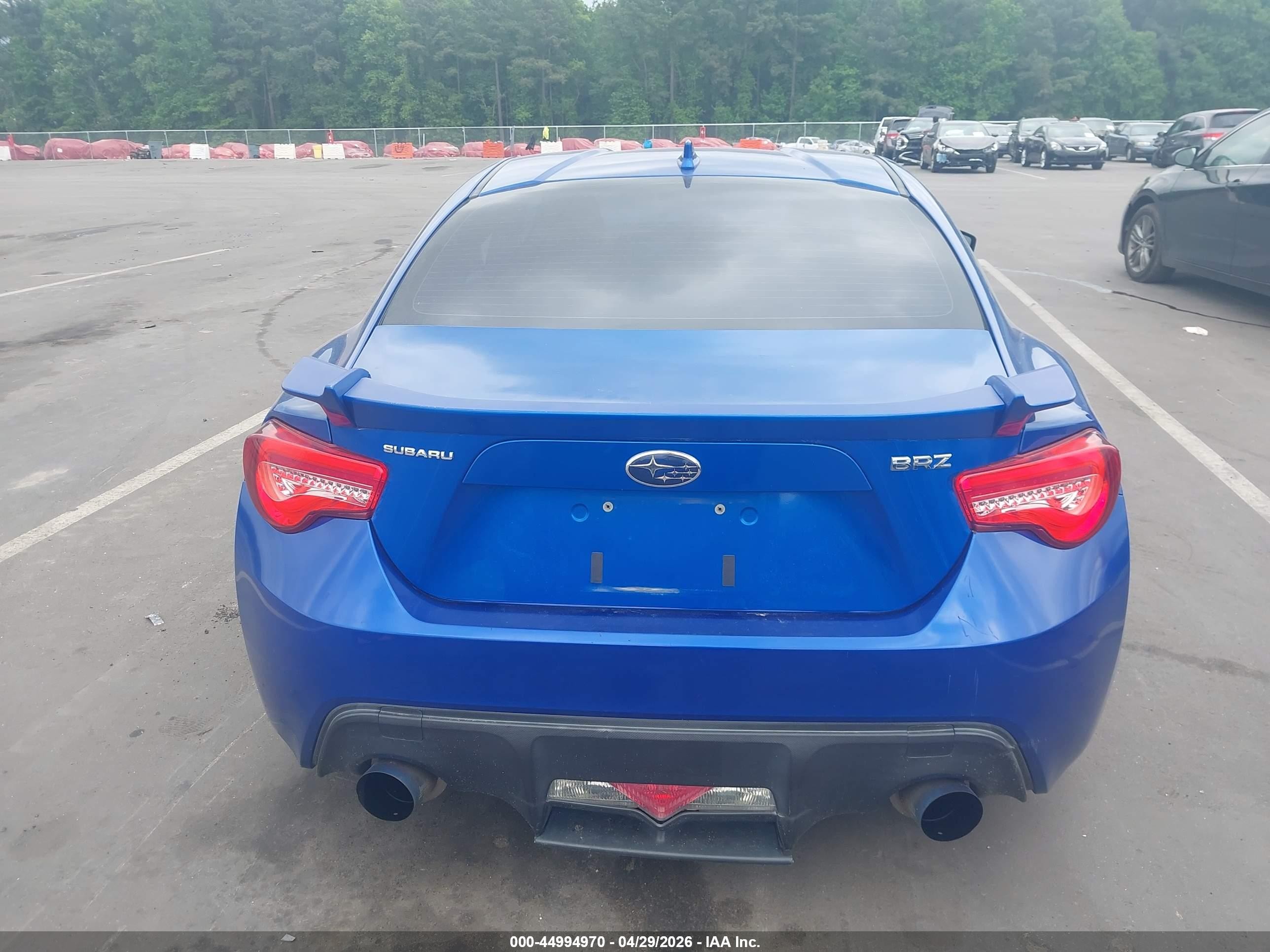 2015 Subaru Brz Premium Blue vin: JF1ZCAB14F9601920