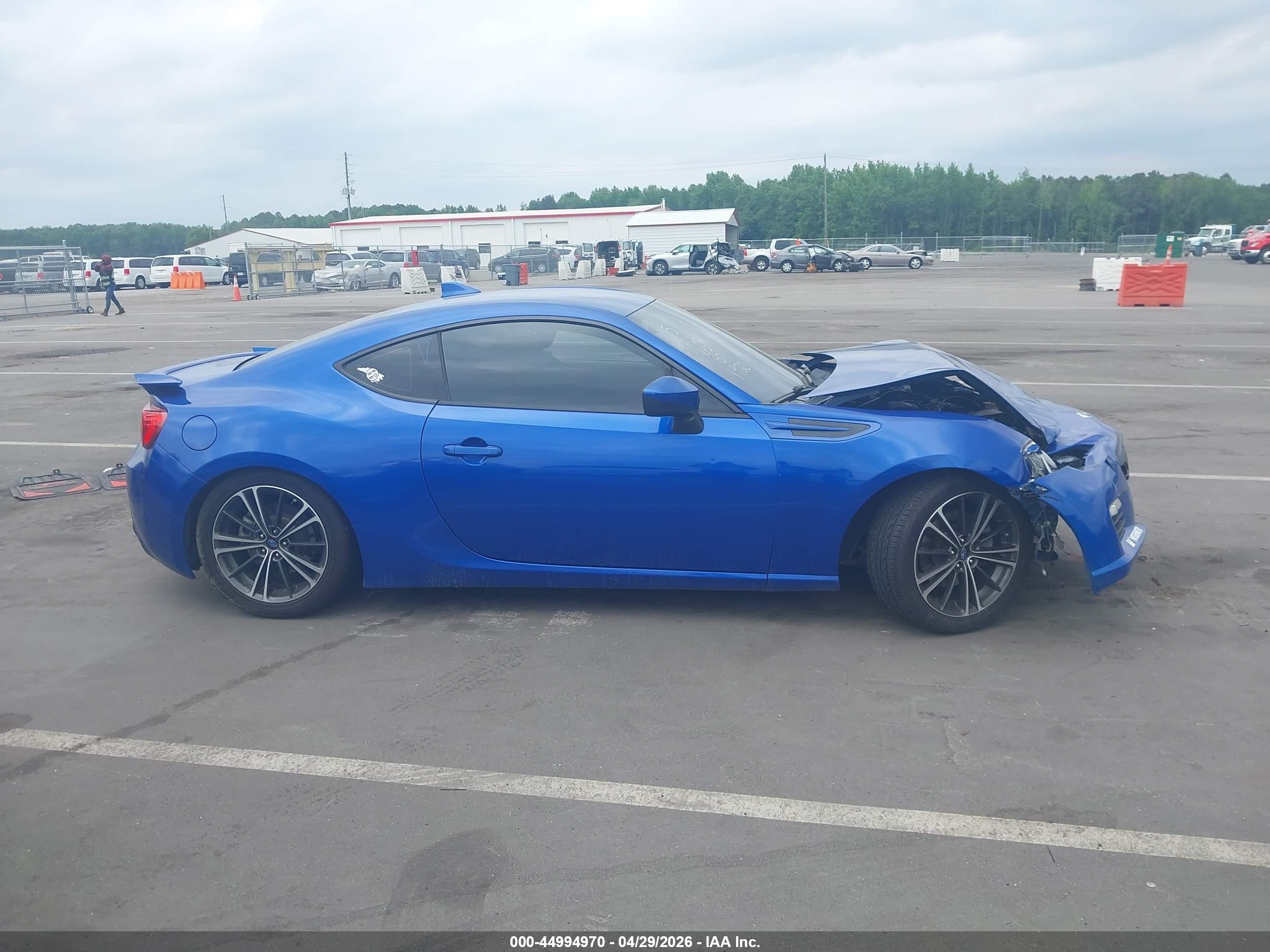 2015 Subaru Brz Premium Blue vin: JF1ZCAB14F9601920