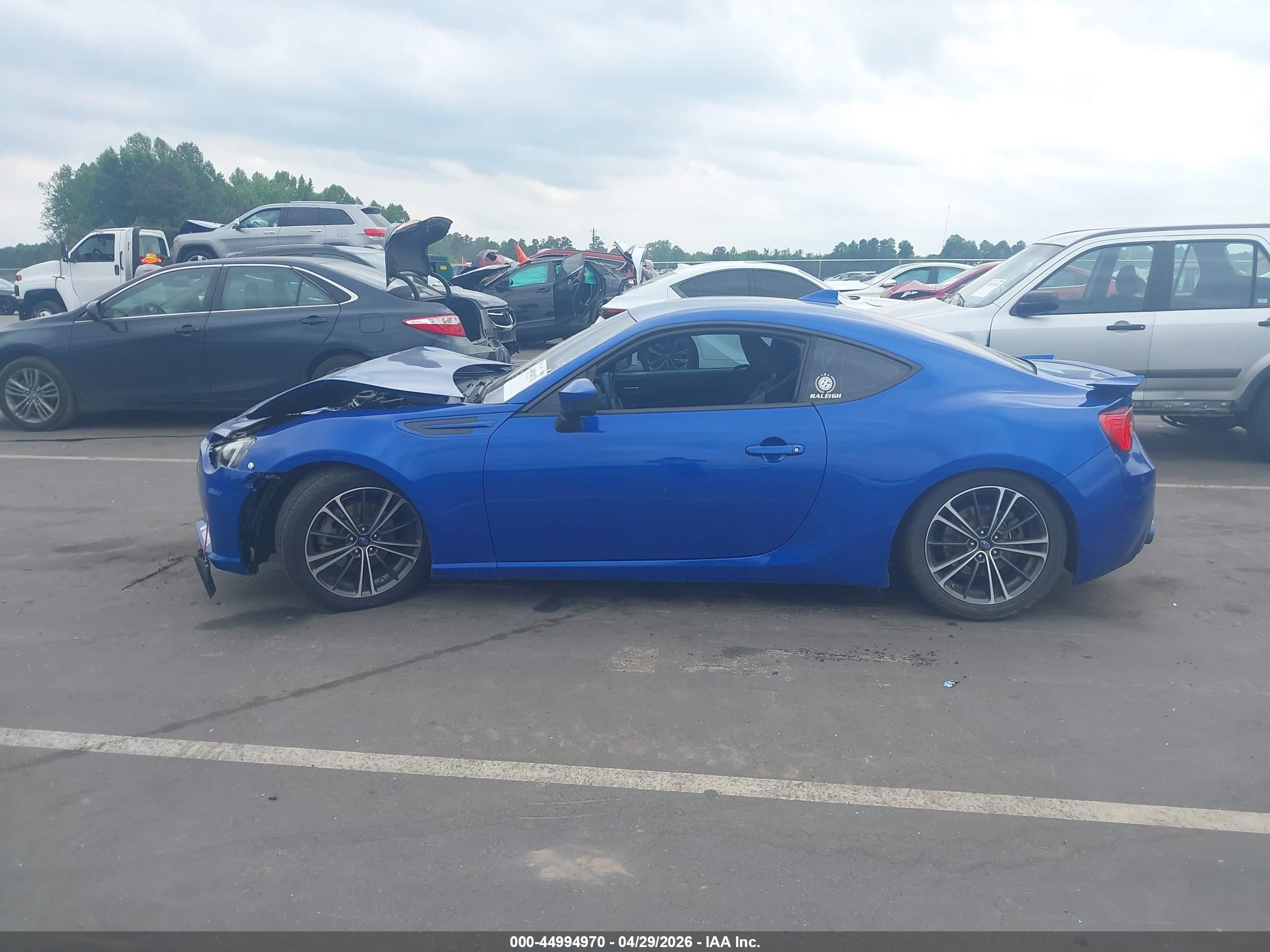 2015 Subaru Brz Premium Blue vin: JF1ZCAB14F9601920