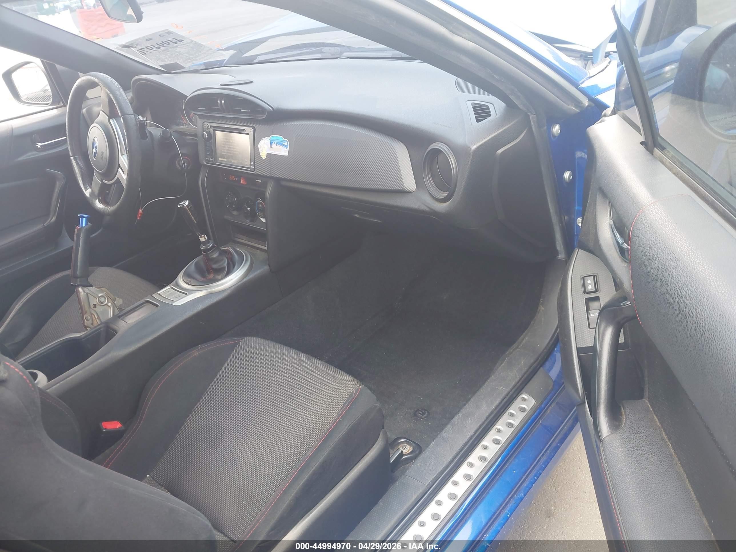 2015 Subaru Brz Premium Blue vin: JF1ZCAB14F9601920