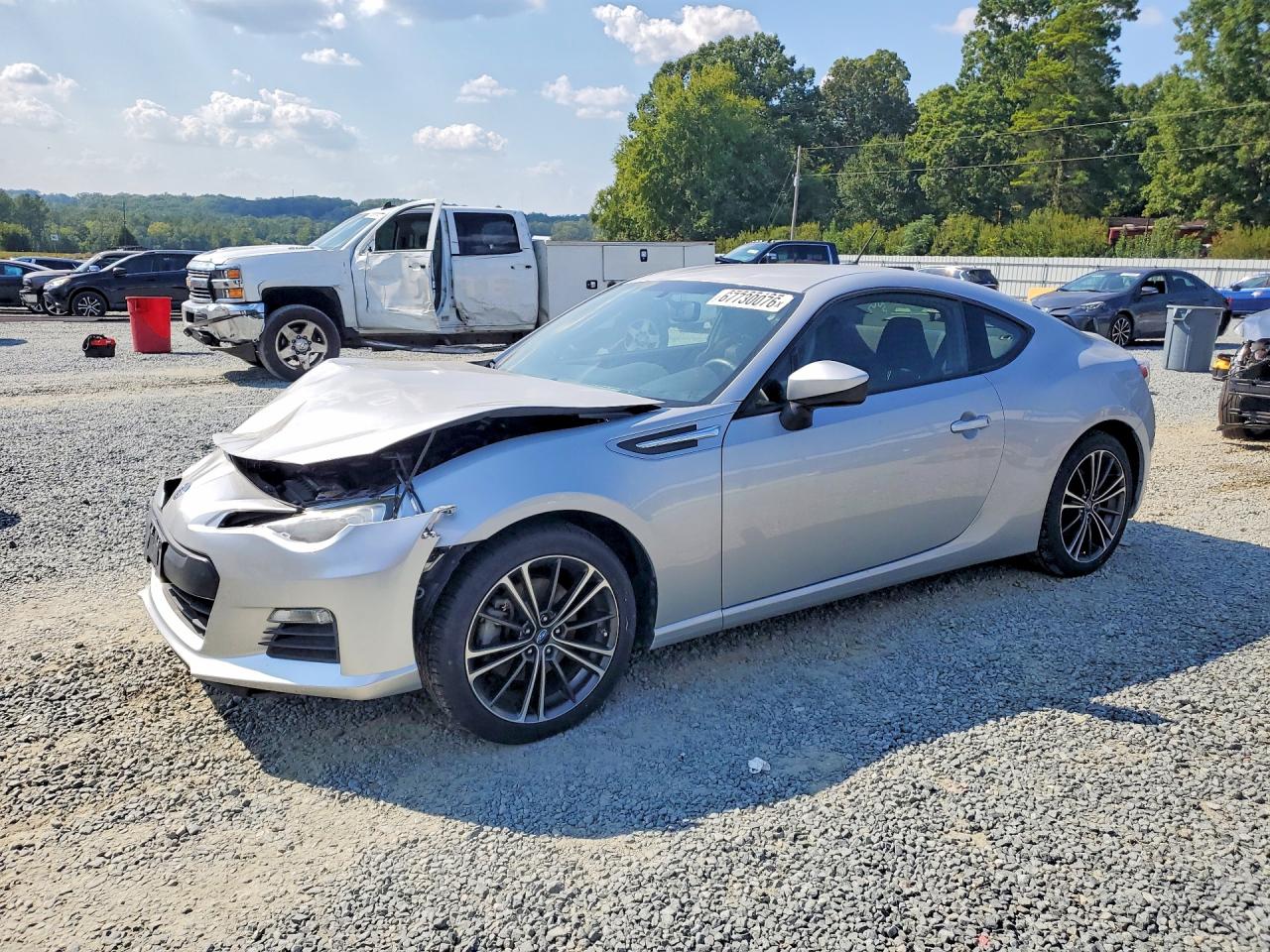 2013 Subaru Brz 2.0 Premium Silver vin: JF1ZCAB16D1610100