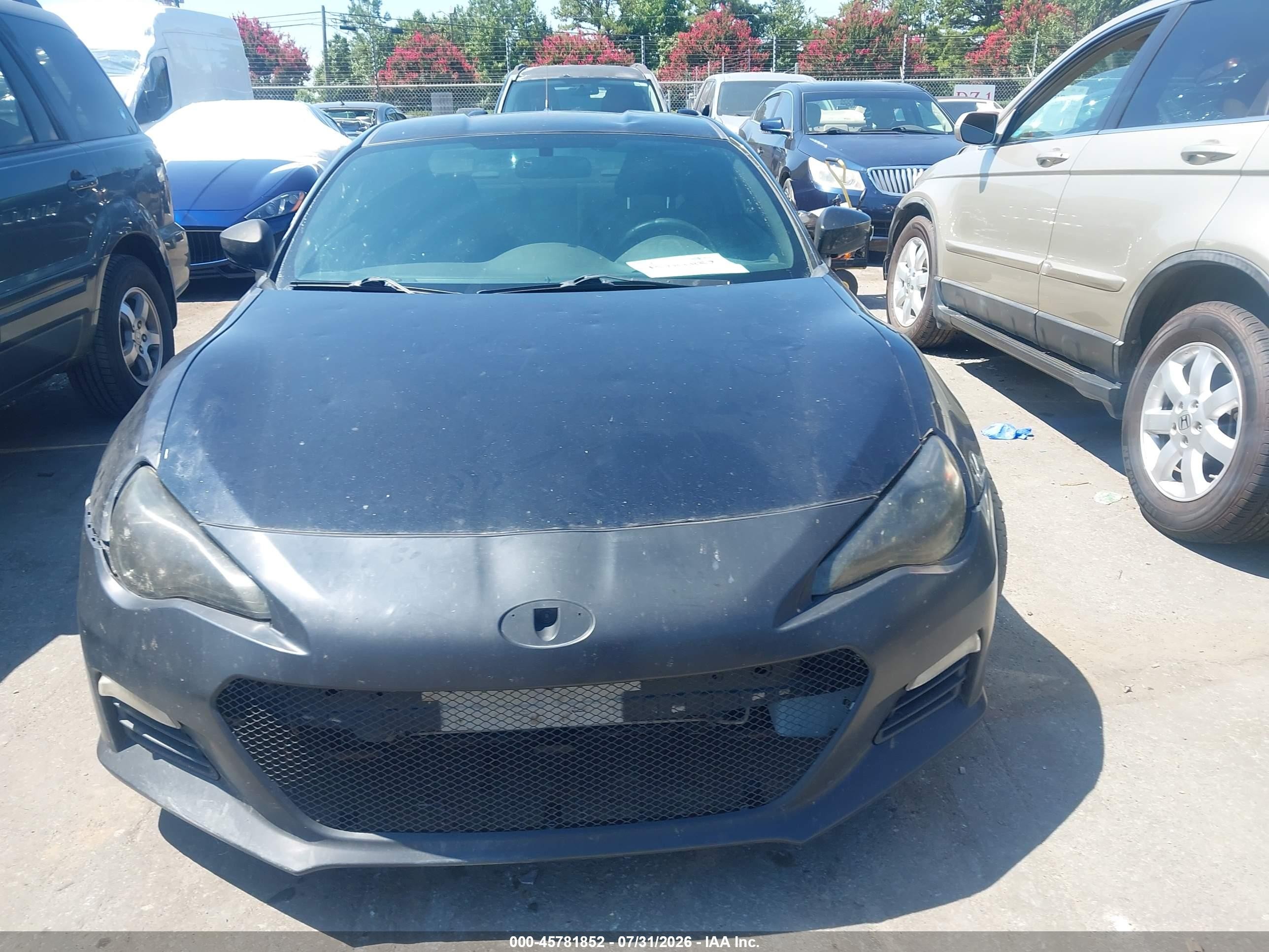 2013 Subaru Brz Premium Black vin: JF1ZCAB16D1610937