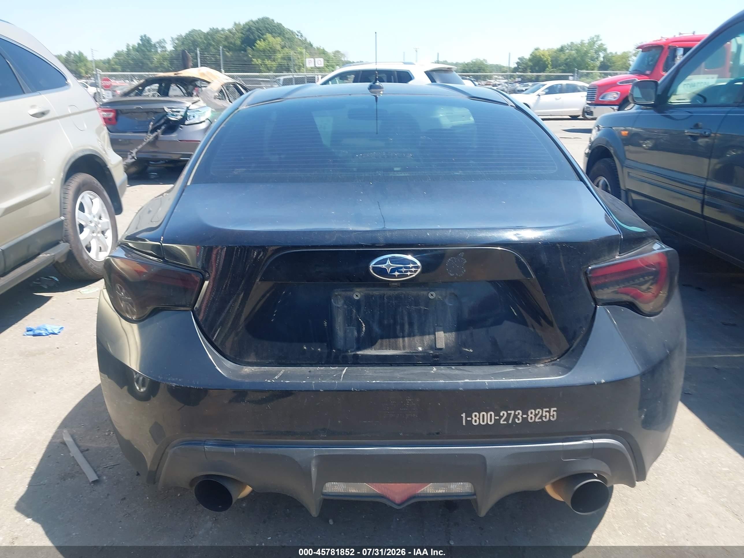 2013 Subaru Brz Premium Black vin: JF1ZCAB16D1610937