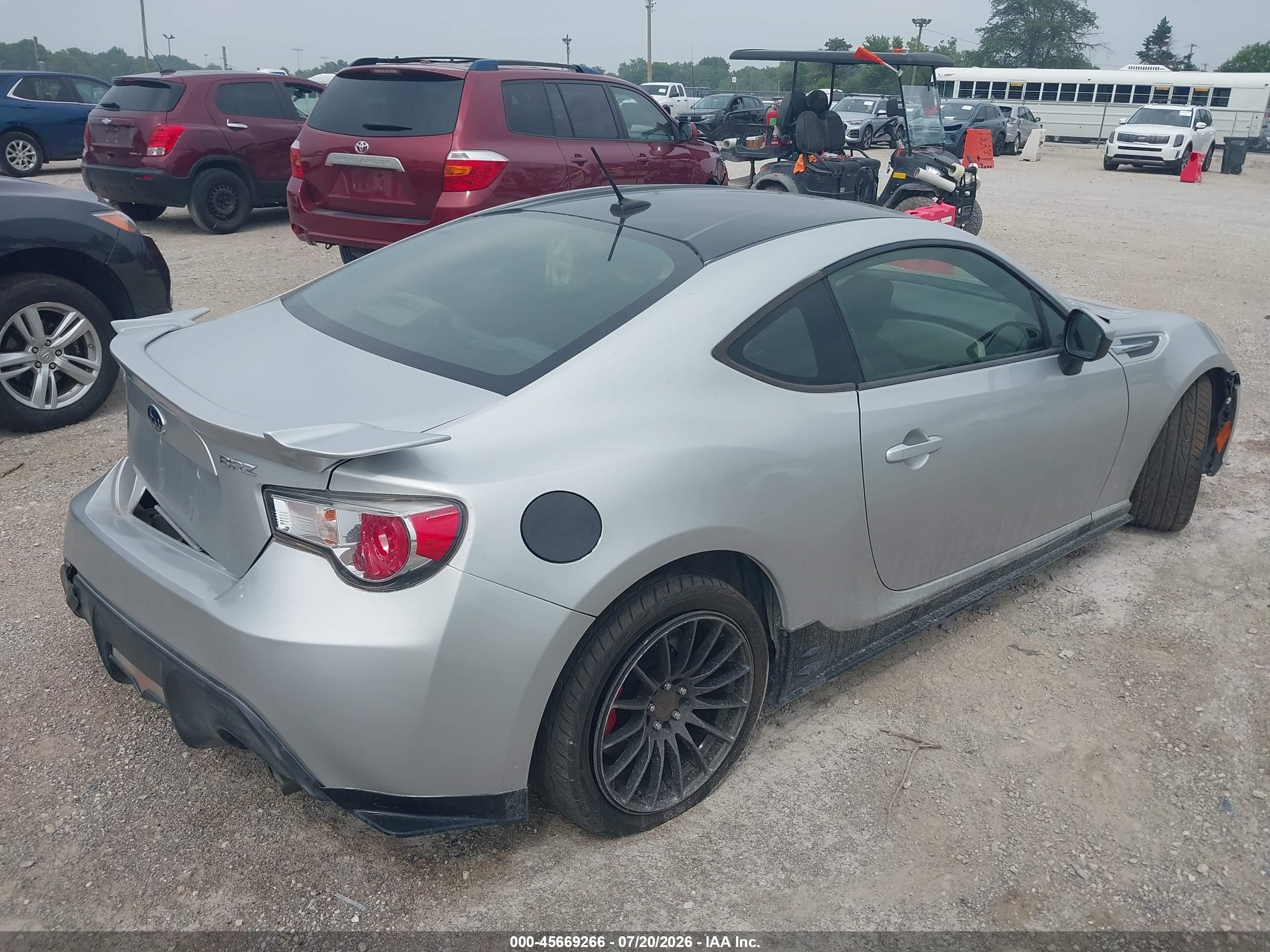 2013 Subaru Brz Premium Silver vin: JF1ZCAB17D1608128
