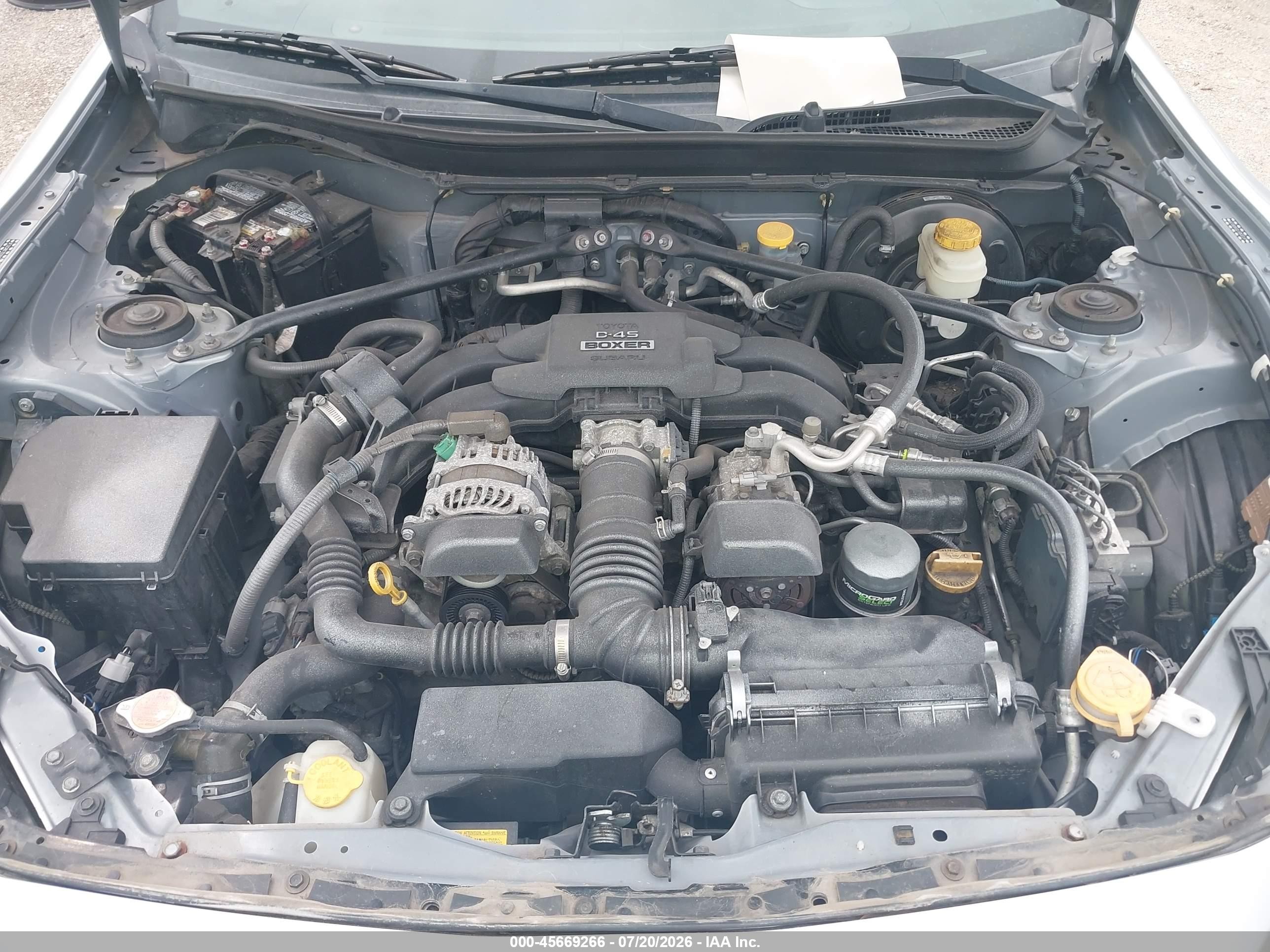 2013 Subaru Brz Premium Silver vin: JF1ZCAB17D1608128