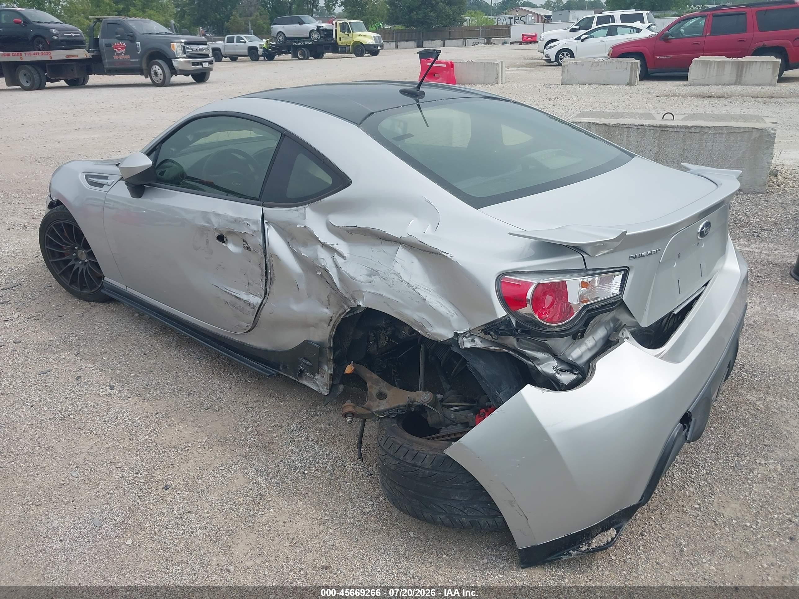 2013 Subaru Brz Premium Silver vin: JF1ZCAB17D1608128