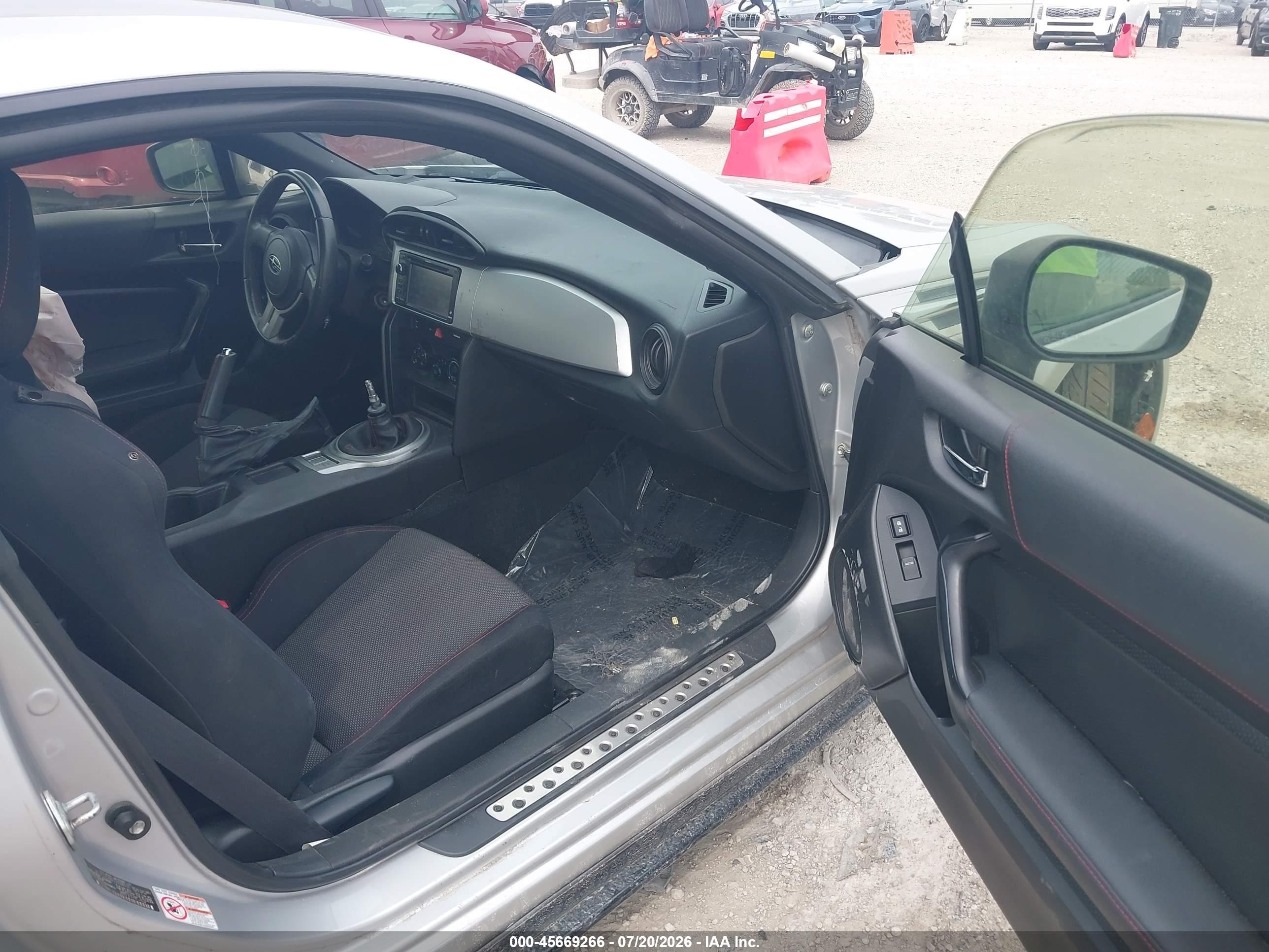 2013 Subaru Brz Premium Silver vin: JF1ZCAB17D1608128