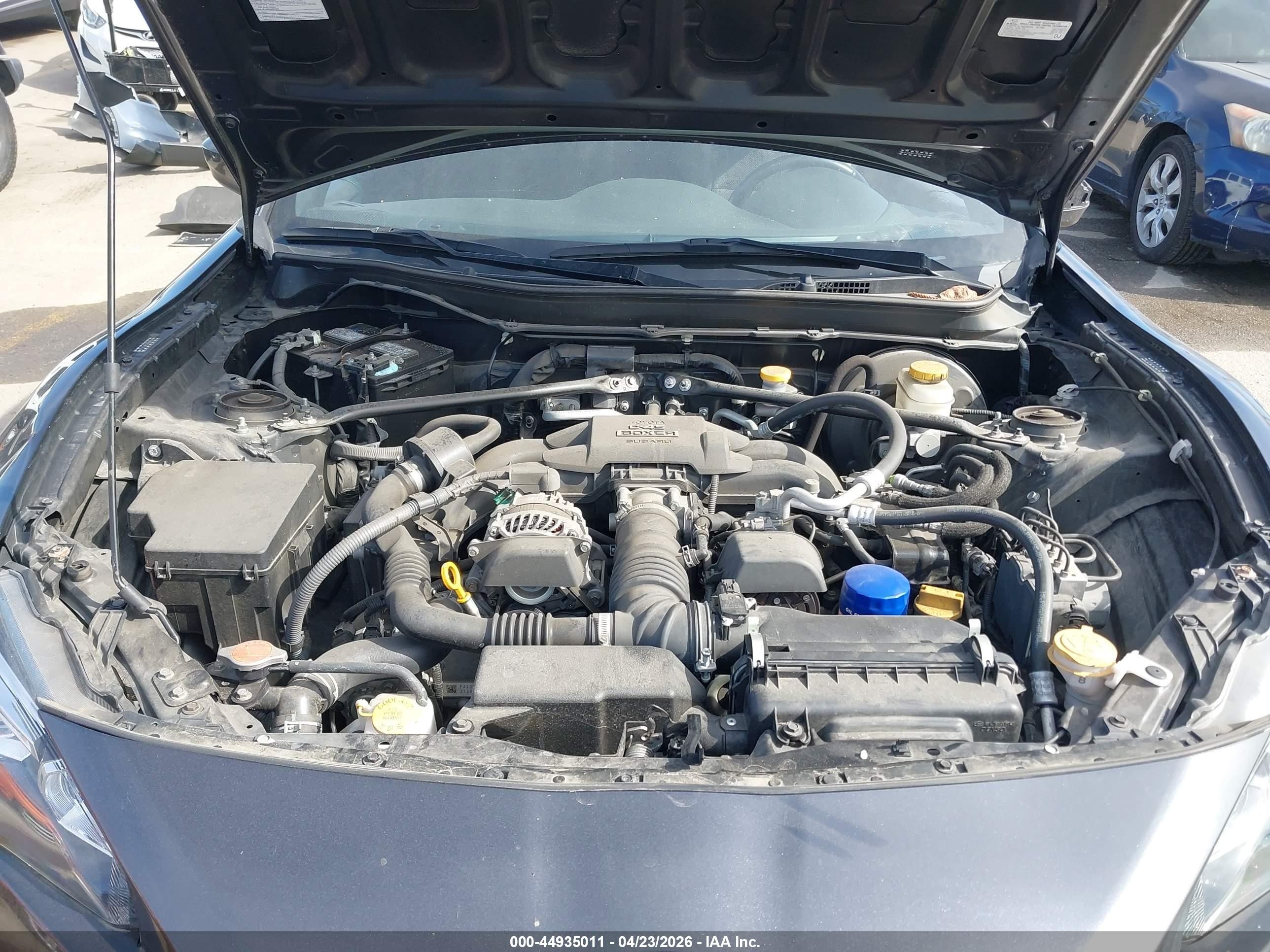 2015 Subaru Brz Premium Gray vin: JF1ZCAB17F9604374