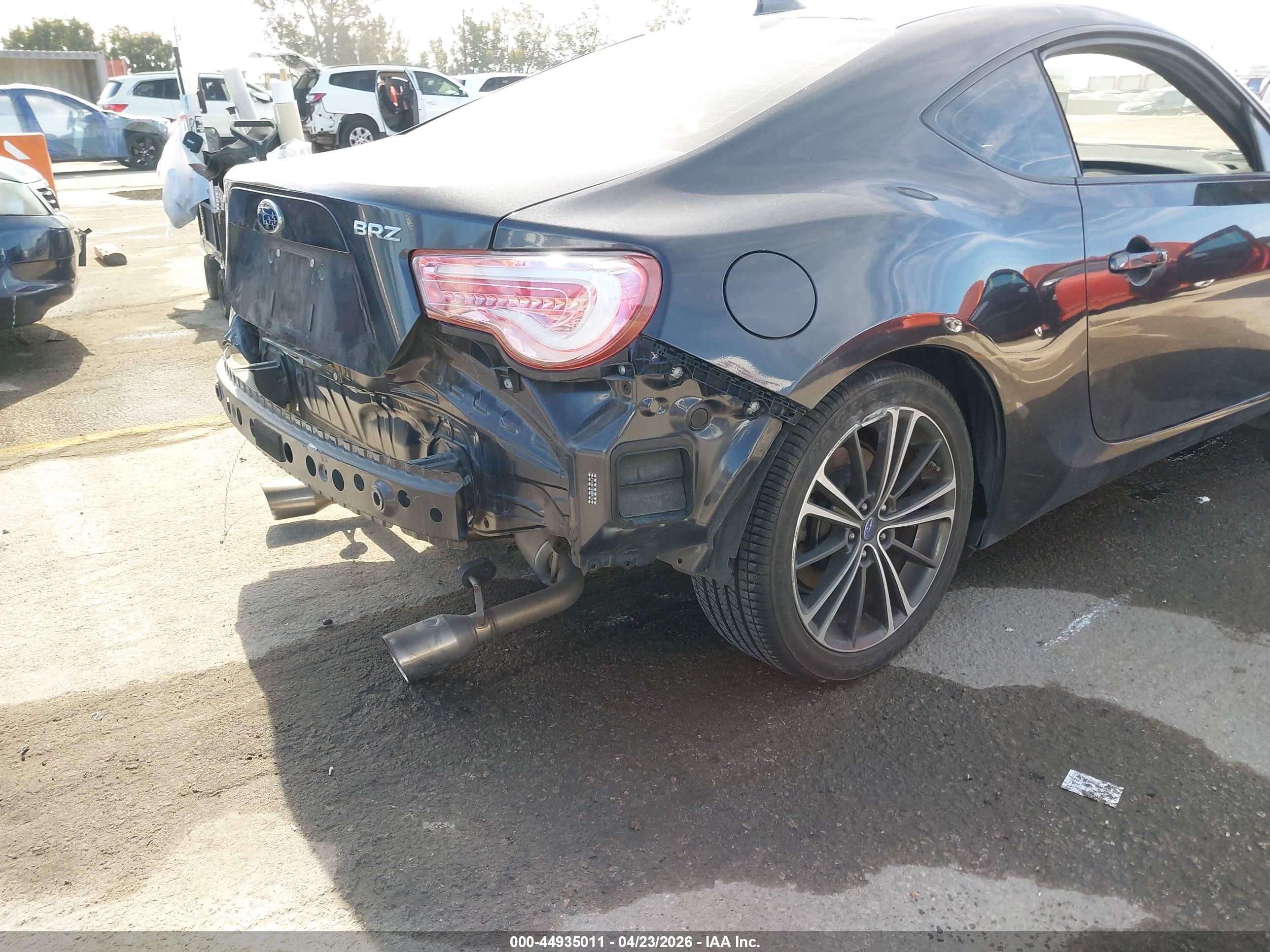 2015 Subaru Brz Premium Gray vin: JF1ZCAB17F9604374