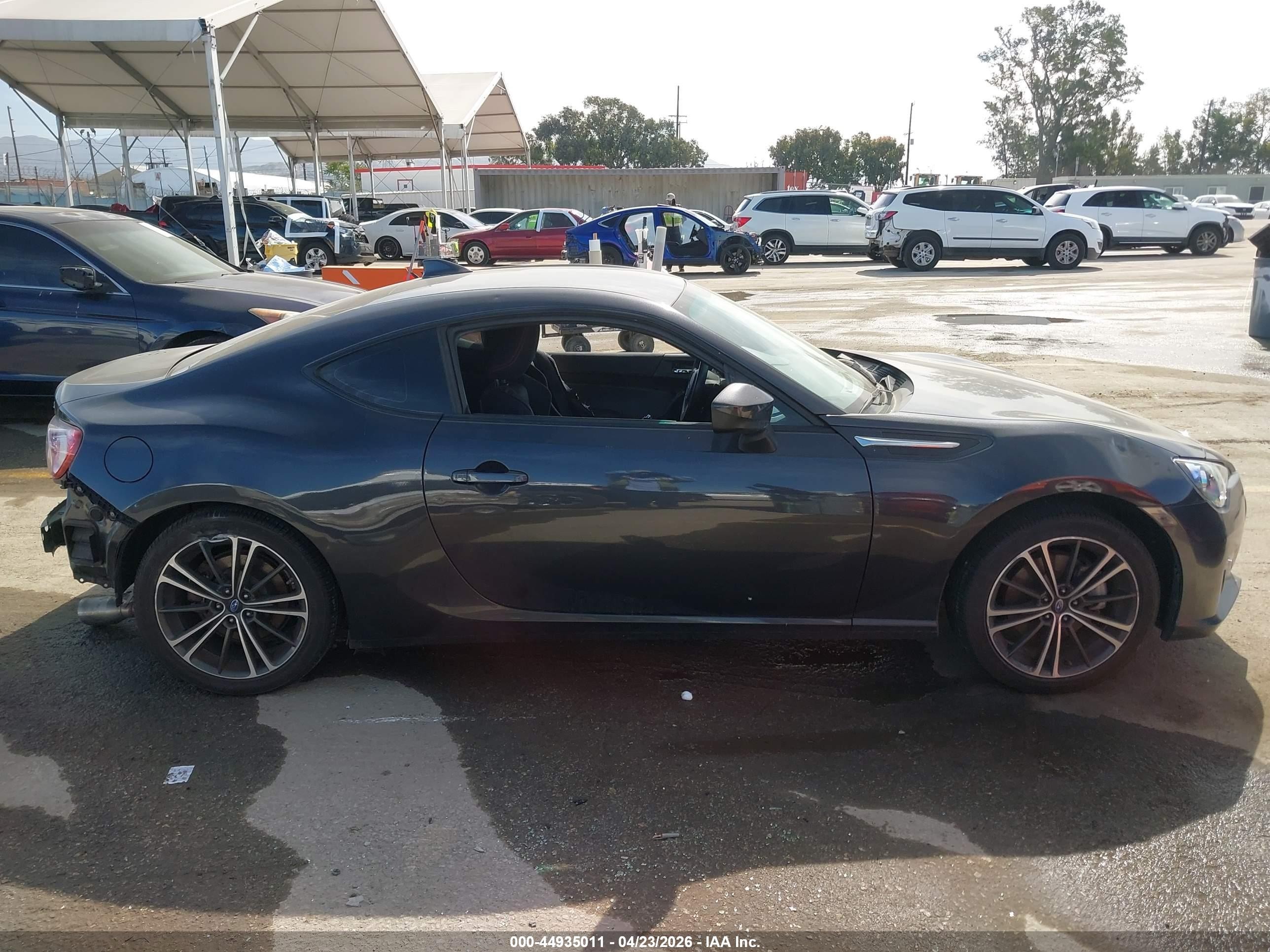 2015 Subaru Brz Premium Gray vin: JF1ZCAB17F9604374
