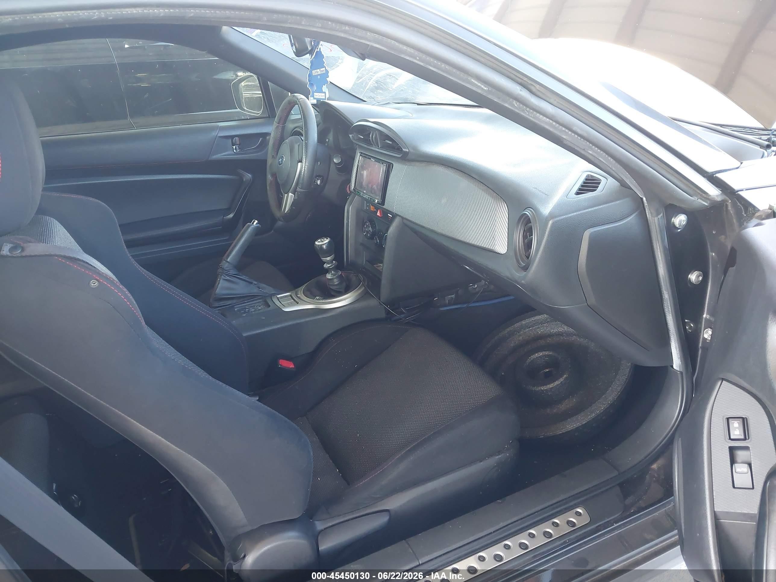 2015 Subaru Brz Premium Black vin: JF1ZCAB17F9604536
