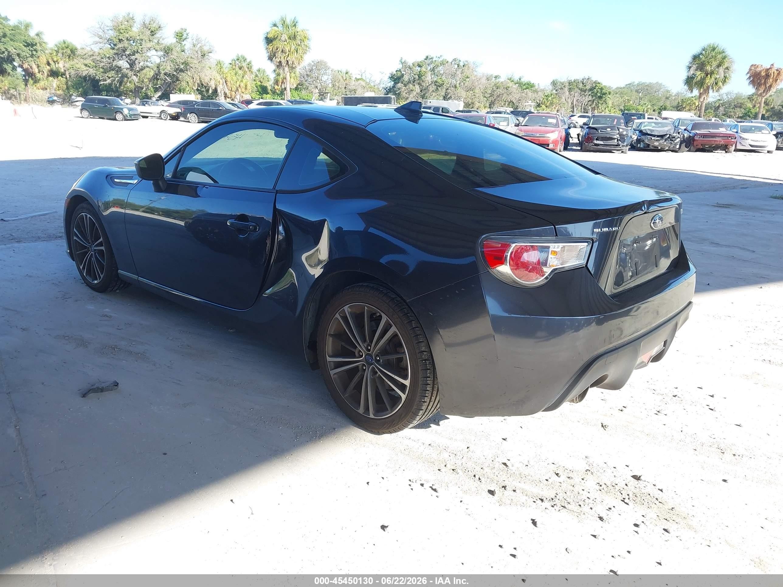2015 Subaru Brz Premium Black vin: JF1ZCAB17F9604536