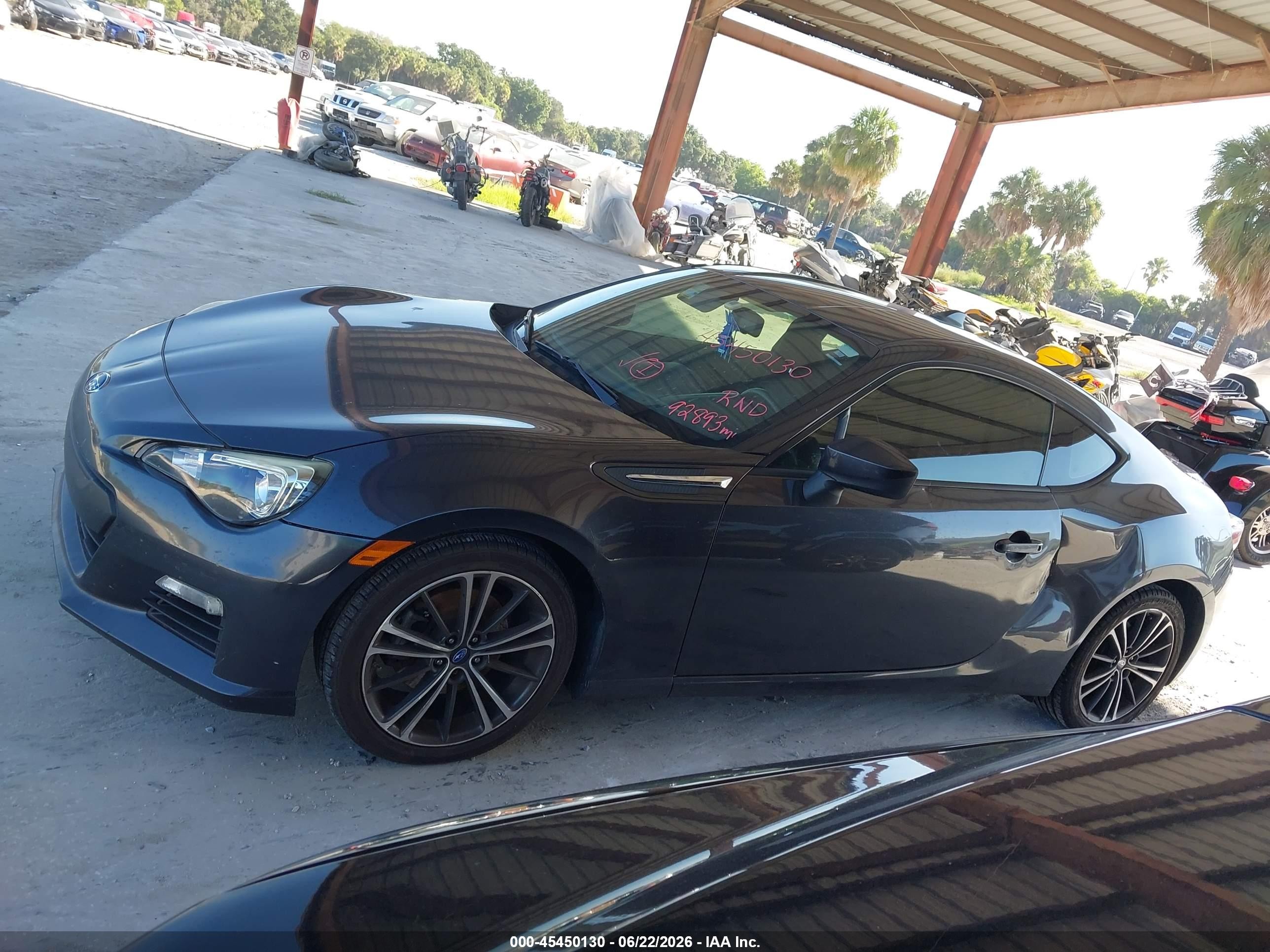 2015 Subaru Brz Premium Black vin: JF1ZCAB17F9604536