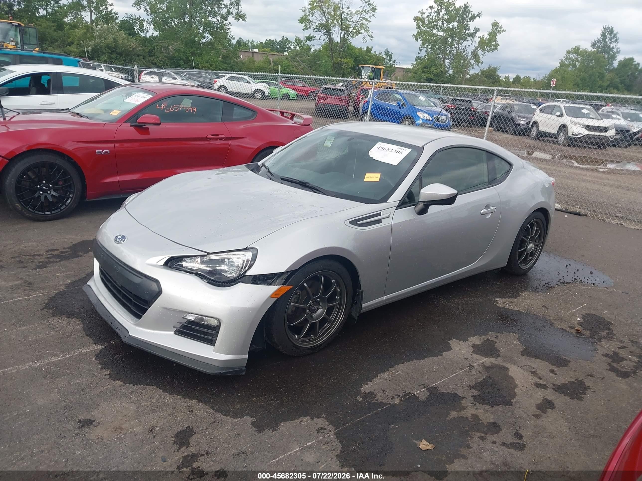 2014 Subaru Brz Premium Серебряный vin: JF1ZCAB1XE9603248