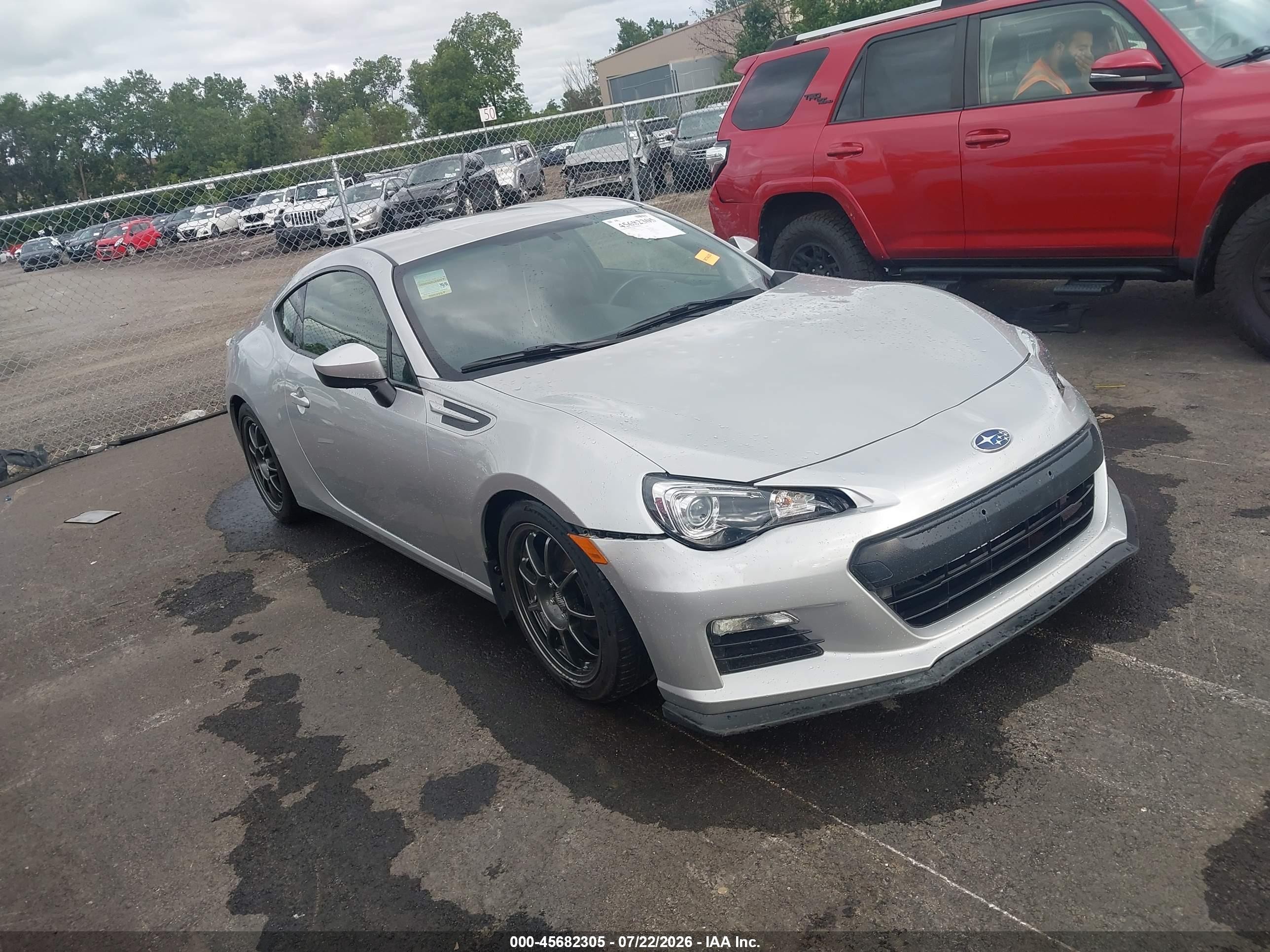 2014 Subaru Brz Premium Silver vin: JF1ZCAB1XE9603248