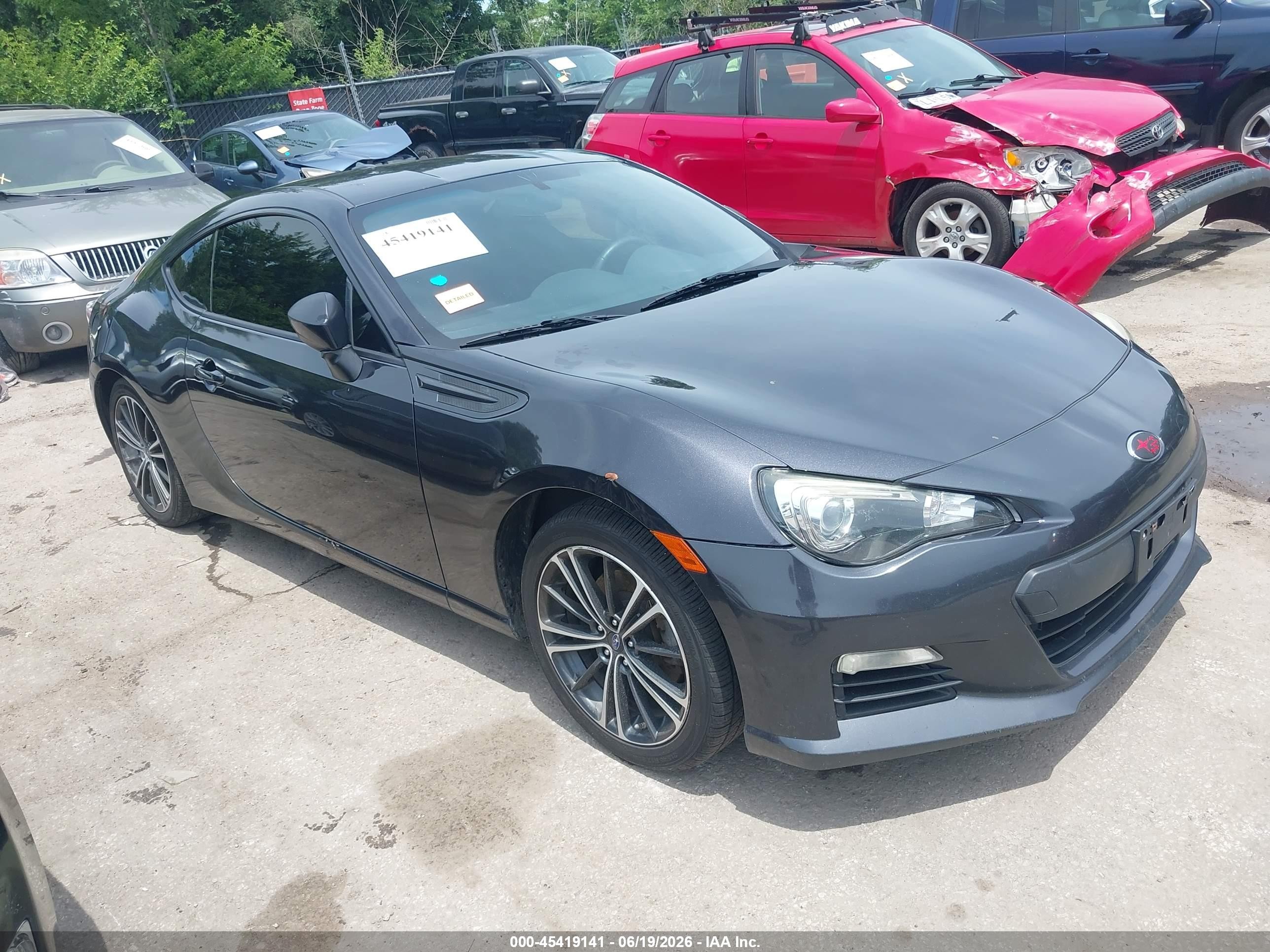 2014 Subaru Brz Premium Black vin: JF1ZCAB1XE9605291