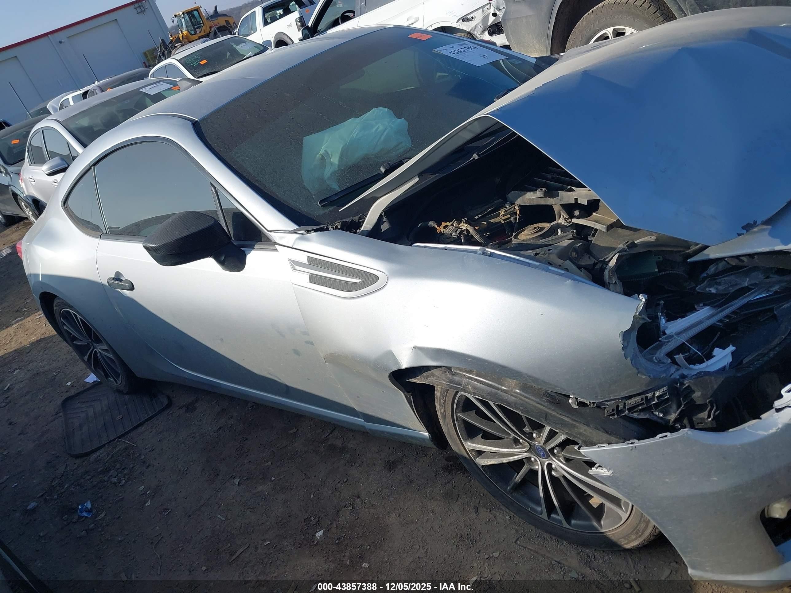 2015 Subaru Brz Premium Silver vin: JF1ZCAB1XF9603607