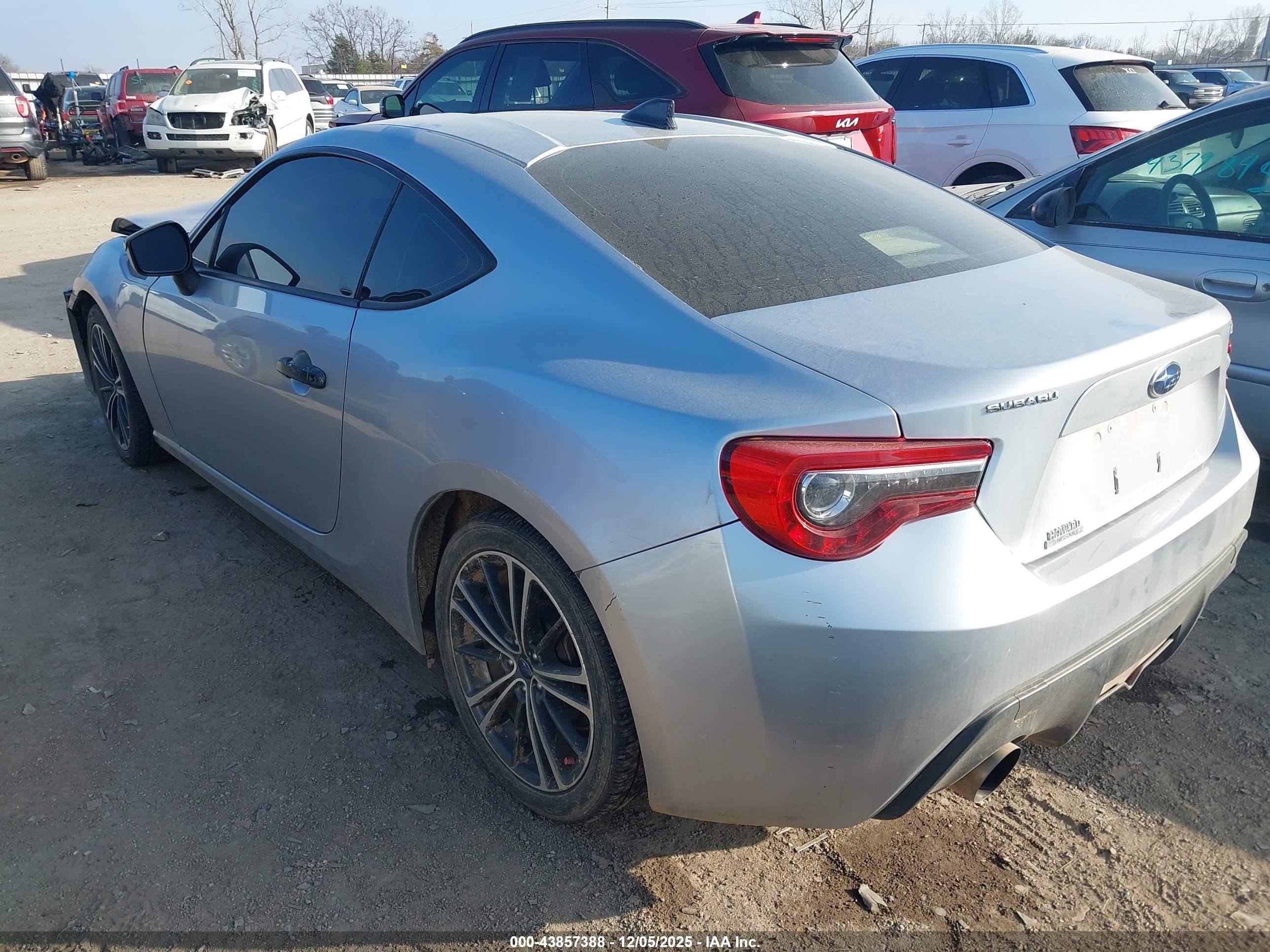 2015 Subaru Brz Premium Silver vin: JF1ZCAB1XF9603607