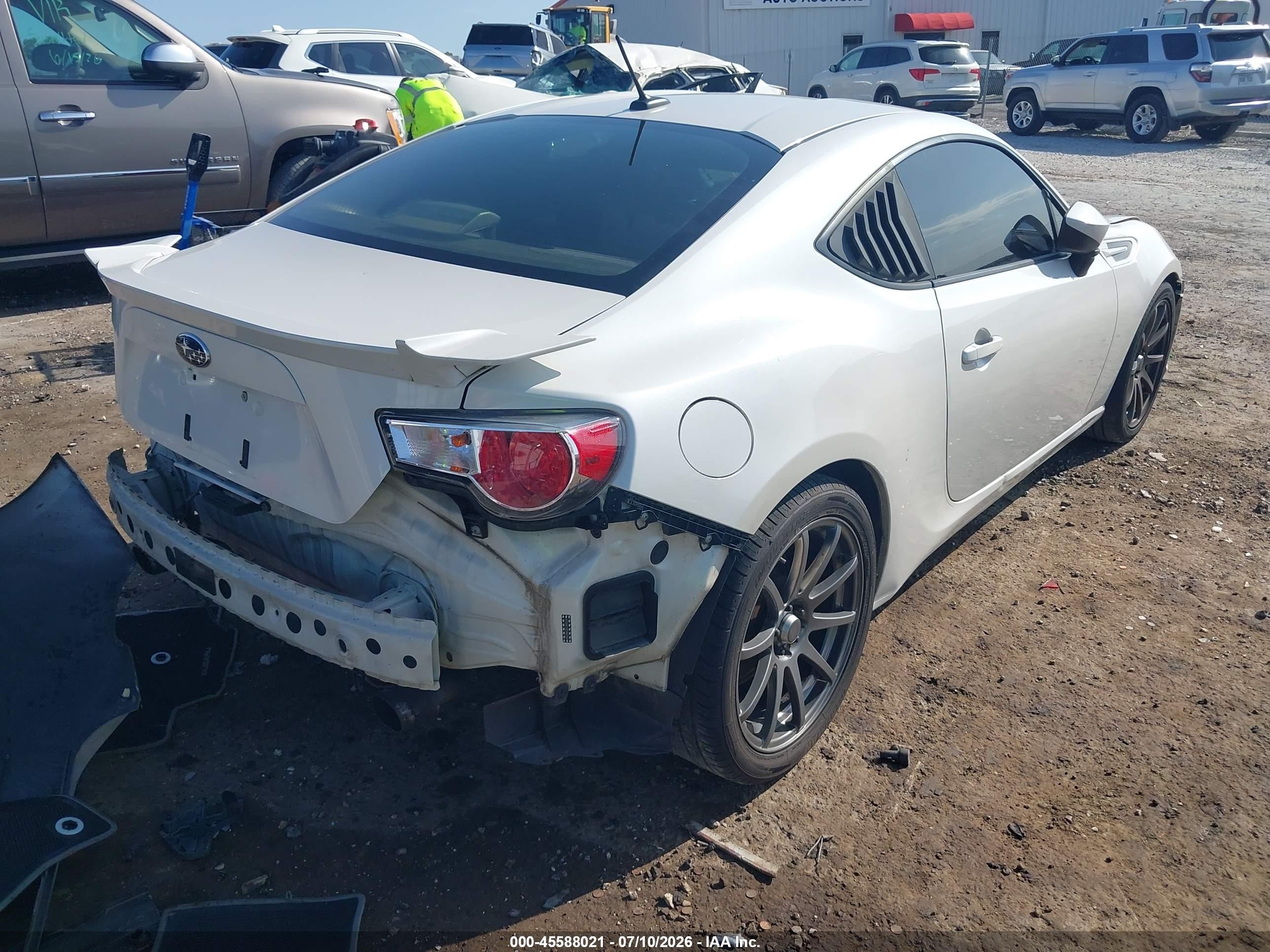 2013 Subaru Brz Limited Белый vin: JF1ZCAC10D1602282