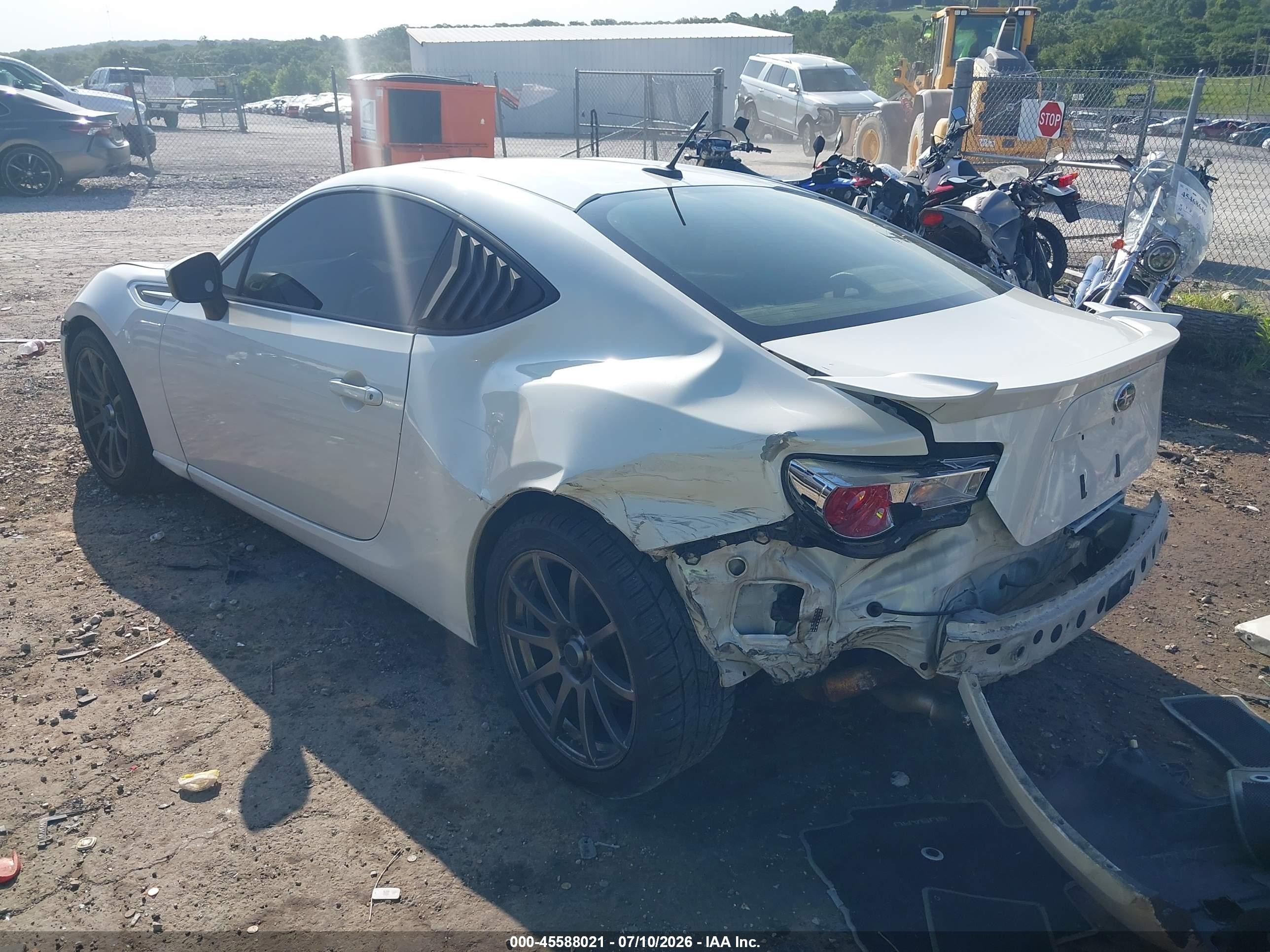 2013 Subaru Brz Limited Белый vin: JF1ZCAC10D1602282