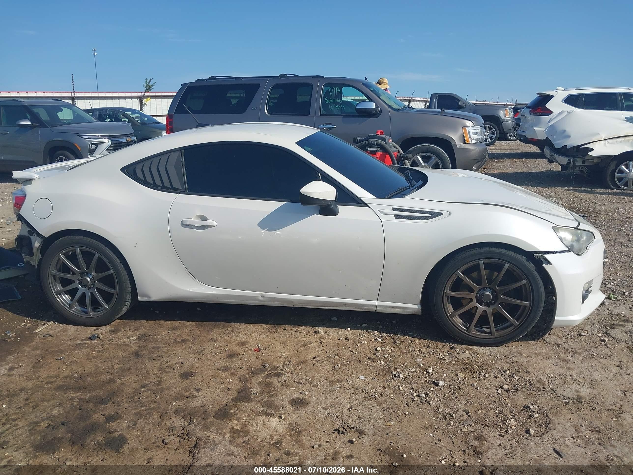 2013 Subaru Brz Limited Белый vin: JF1ZCAC10D1602282