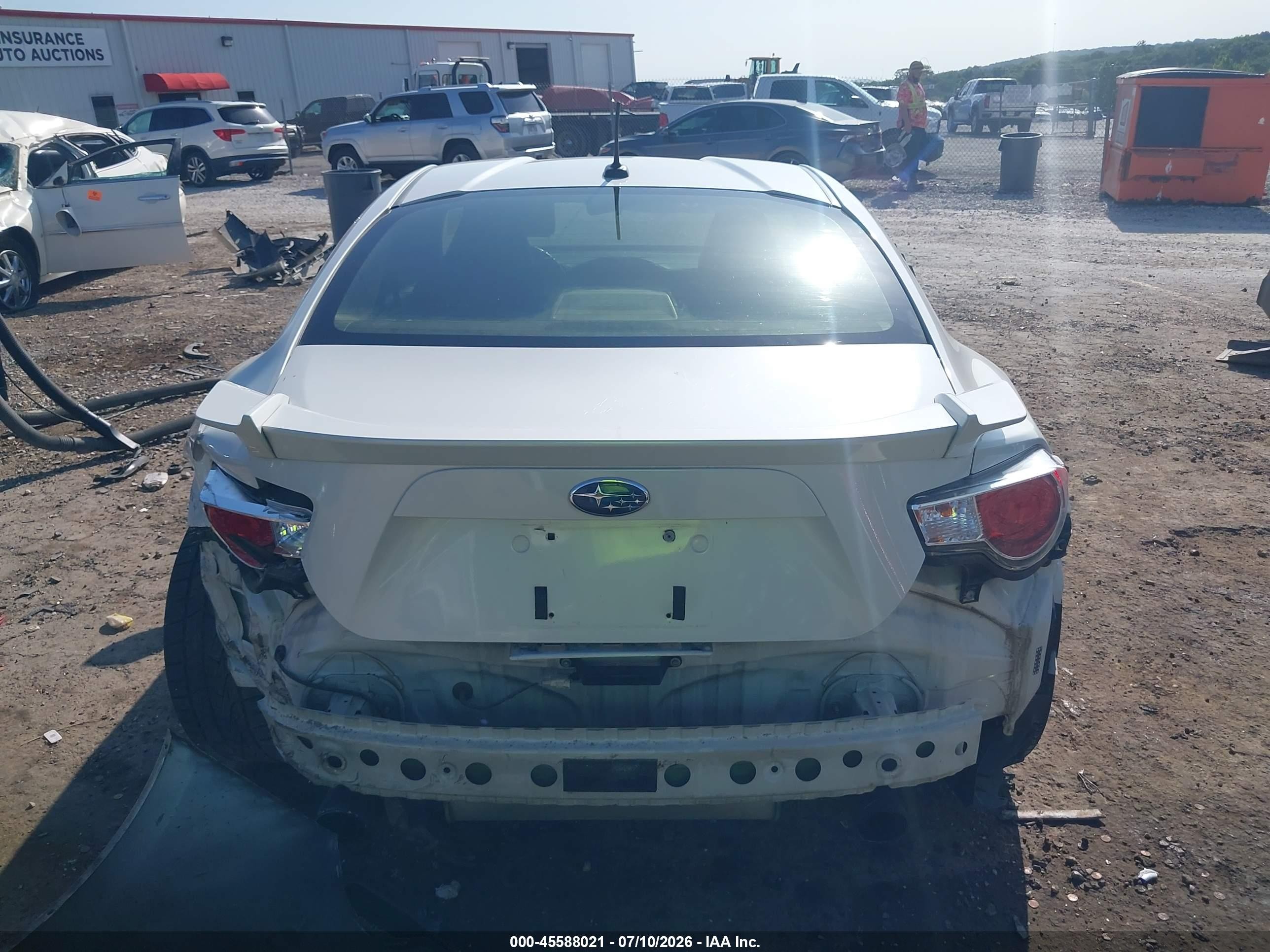 2013 Subaru Brz Limited Белый vin: JF1ZCAC10D1602282