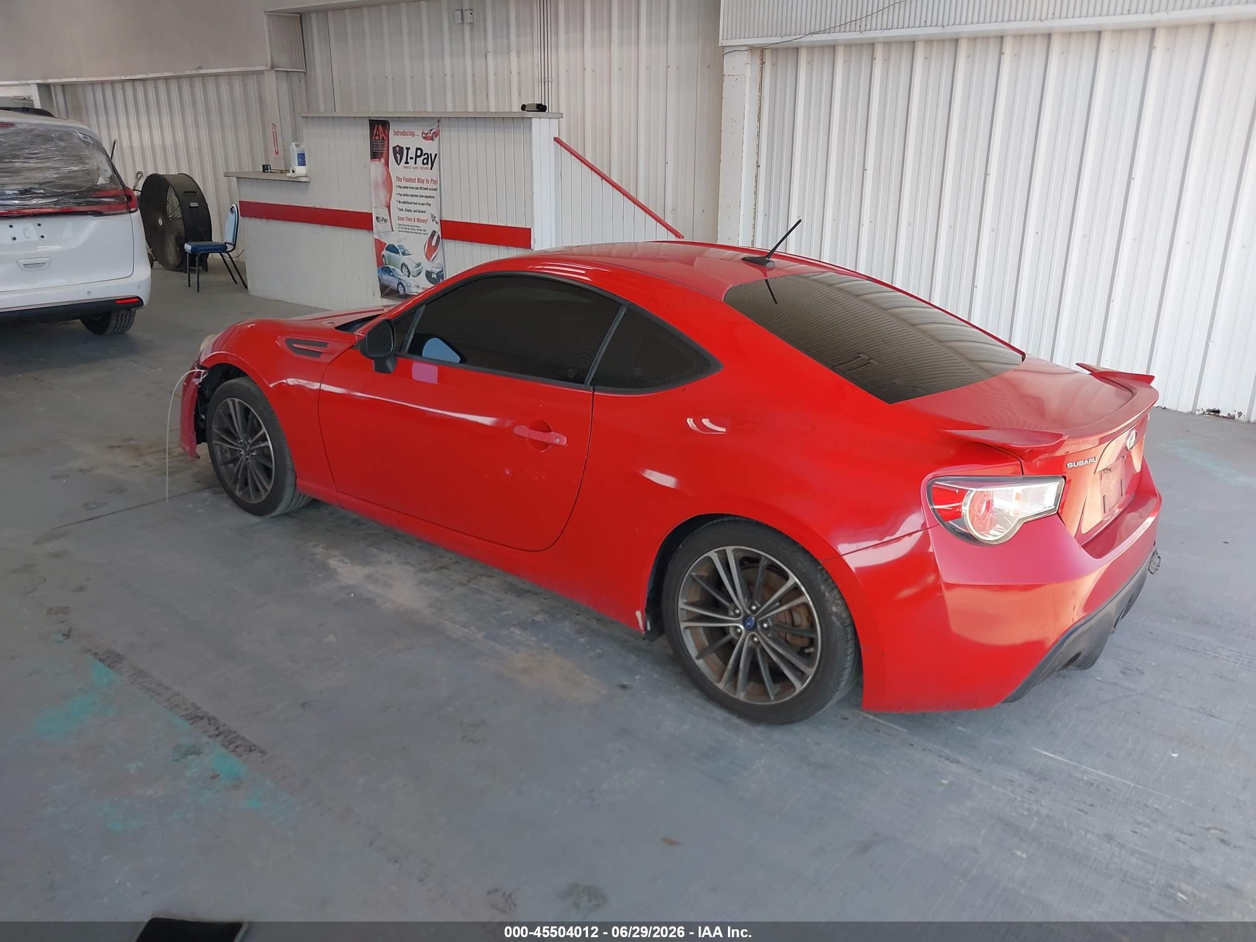 2013 Subaru Brz Limited Red vin: JF1ZCAC10D2613034