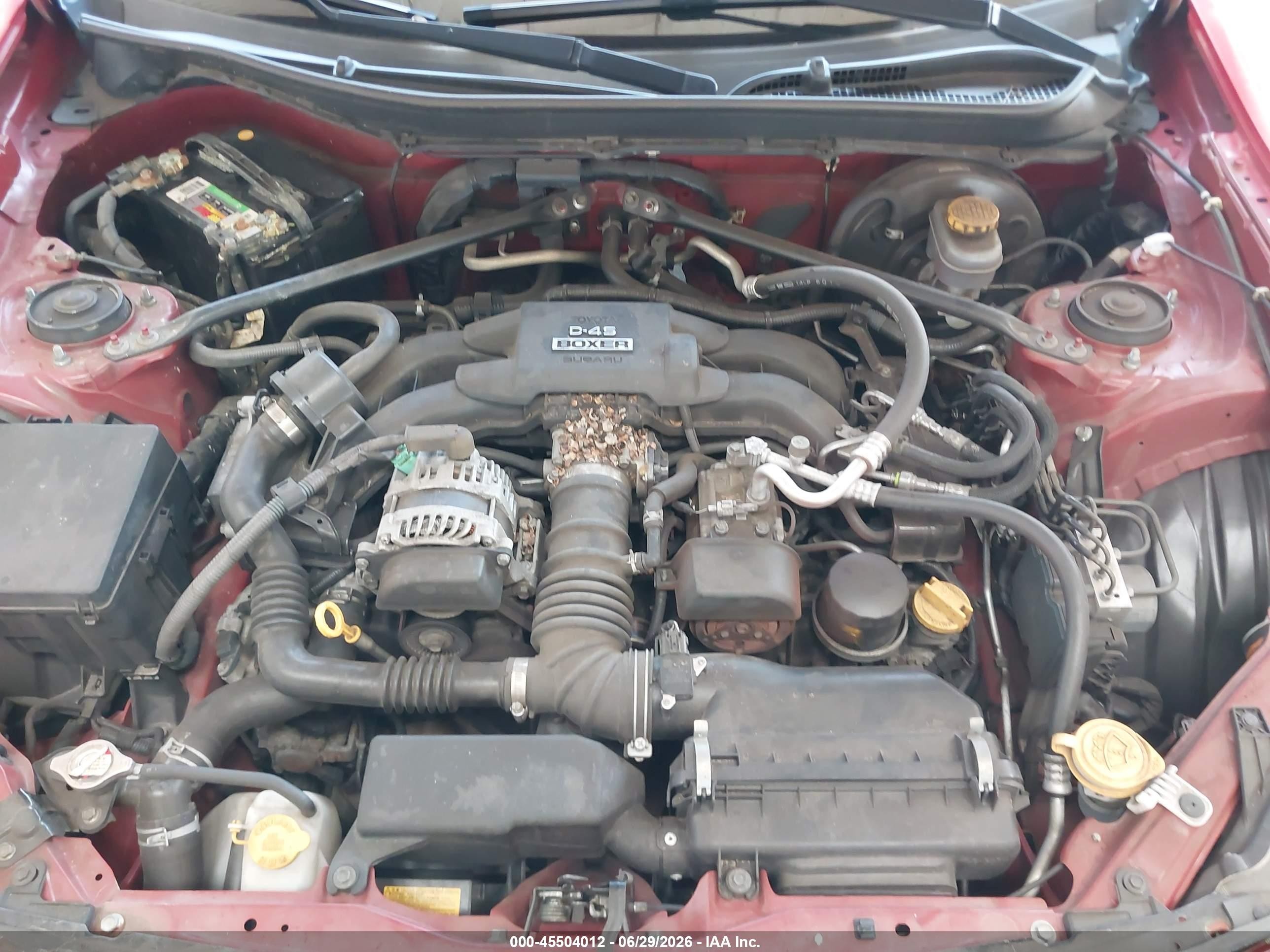2013 Subaru Brz Limited Red vin: JF1ZCAC10D2613034