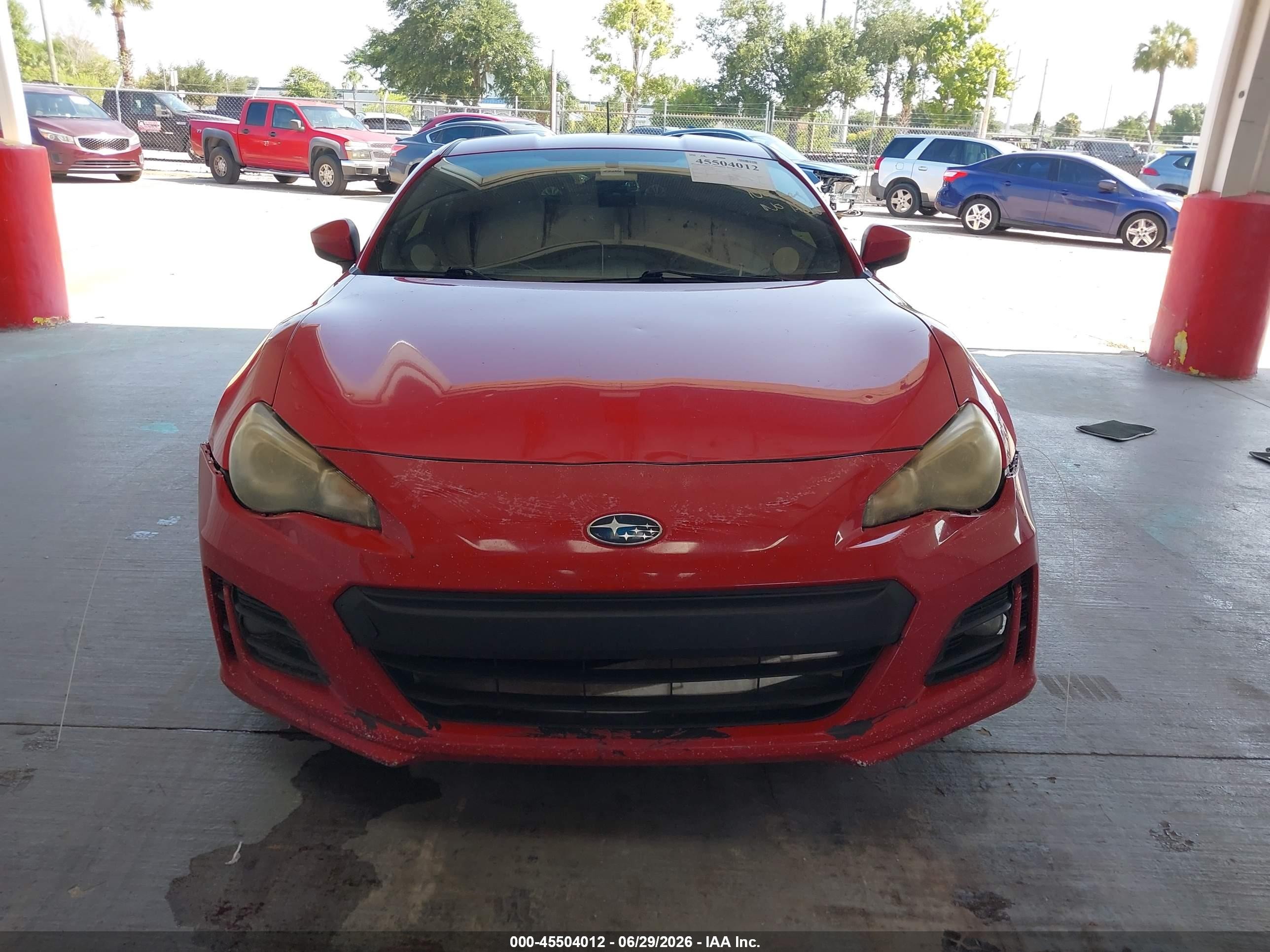 2013 Subaru Brz Limited Red vin: JF1ZCAC10D2613034