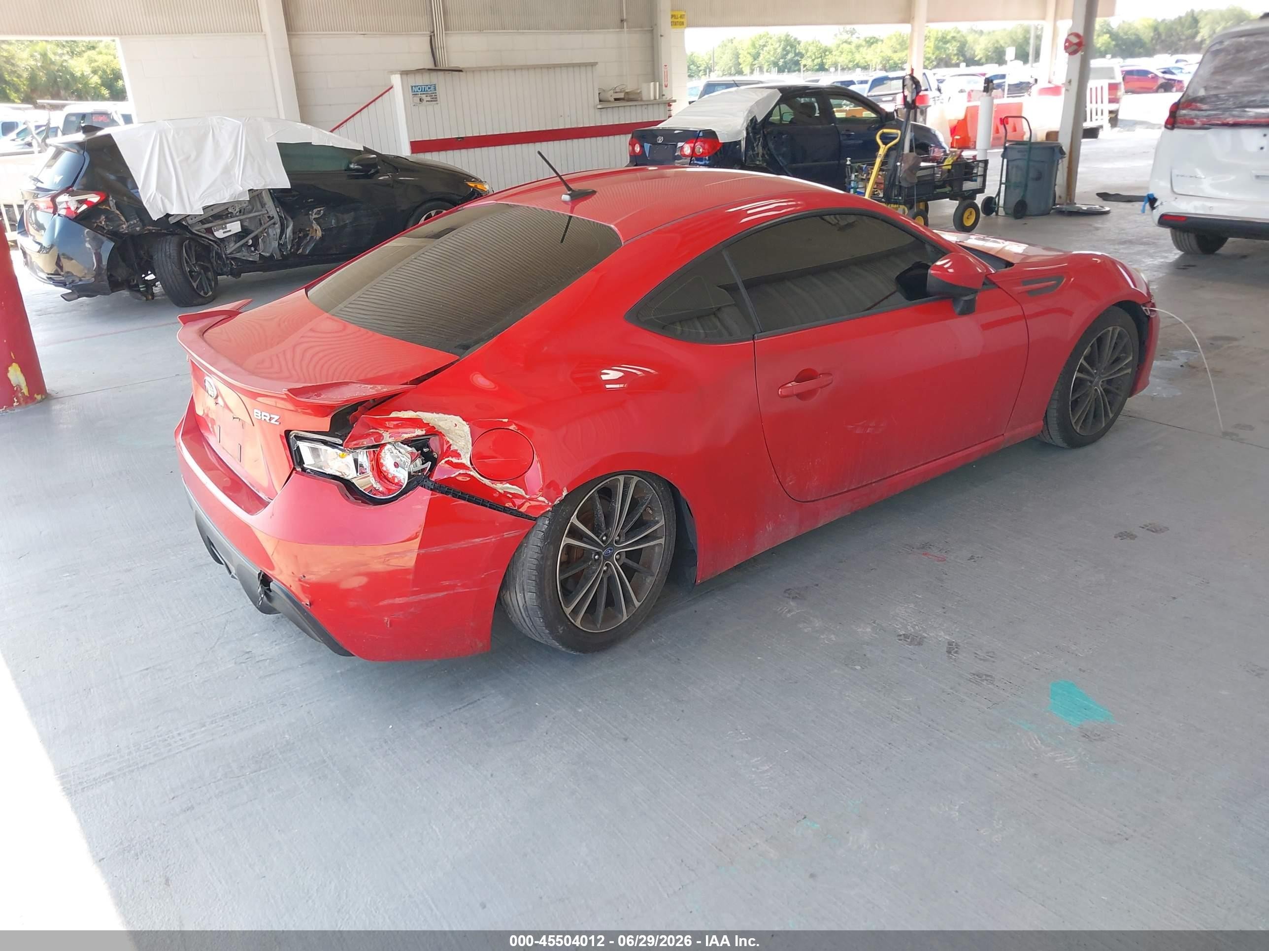 2013 Subaru Brz Limited Red vin: JF1ZCAC10D2613034