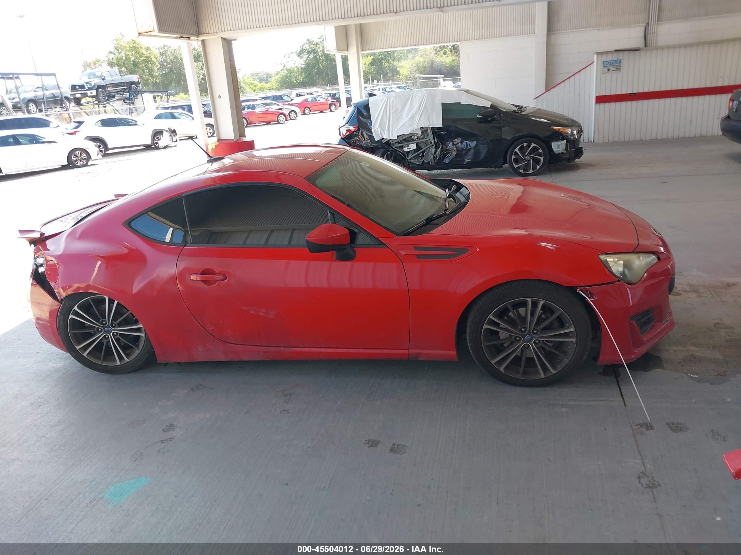 2013 Subaru Brz Limited Red vin: JF1ZCAC10D2613034