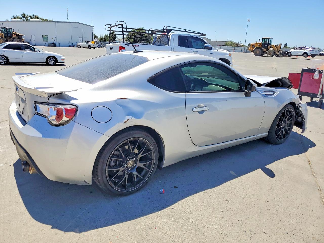 2014 Subaru Brz 2.0 Limited Silver vin: JF1ZCAC10E9606559