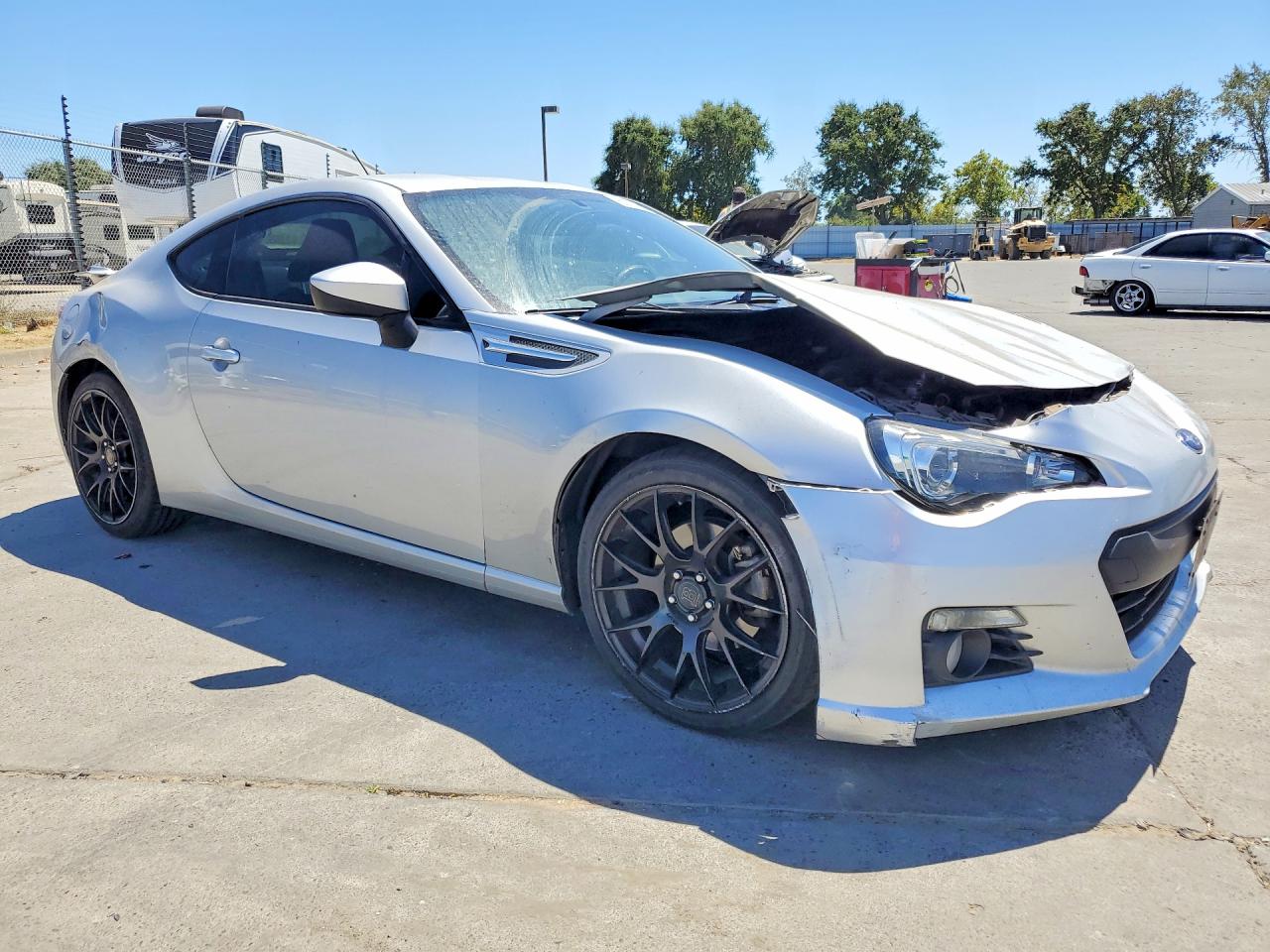 2014 Subaru Brz 2.0 Limited Silver vin: JF1ZCAC10E9606559