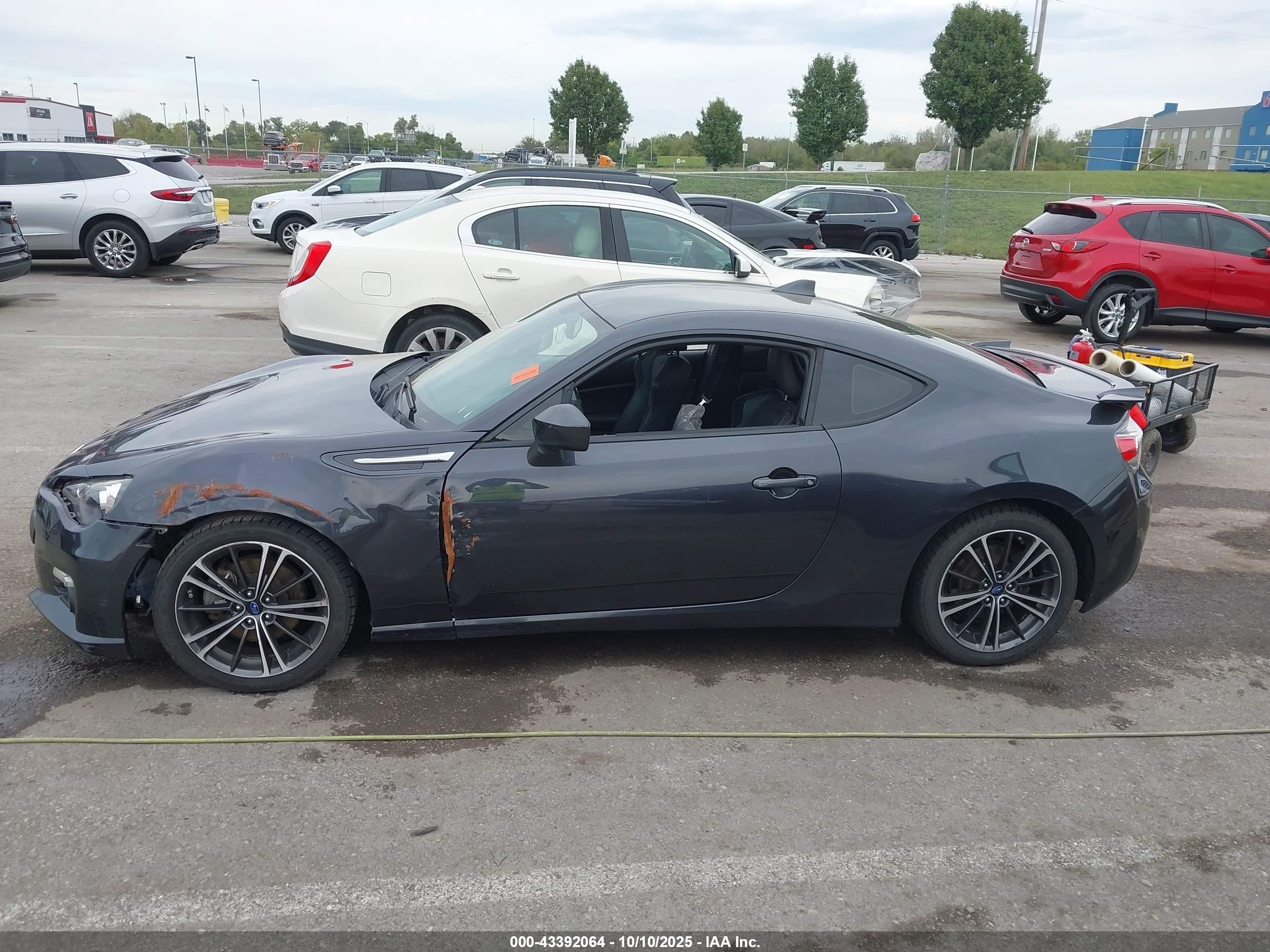2015 Subaru Brz Limited Серый vin: JF1ZCAC10F9601556