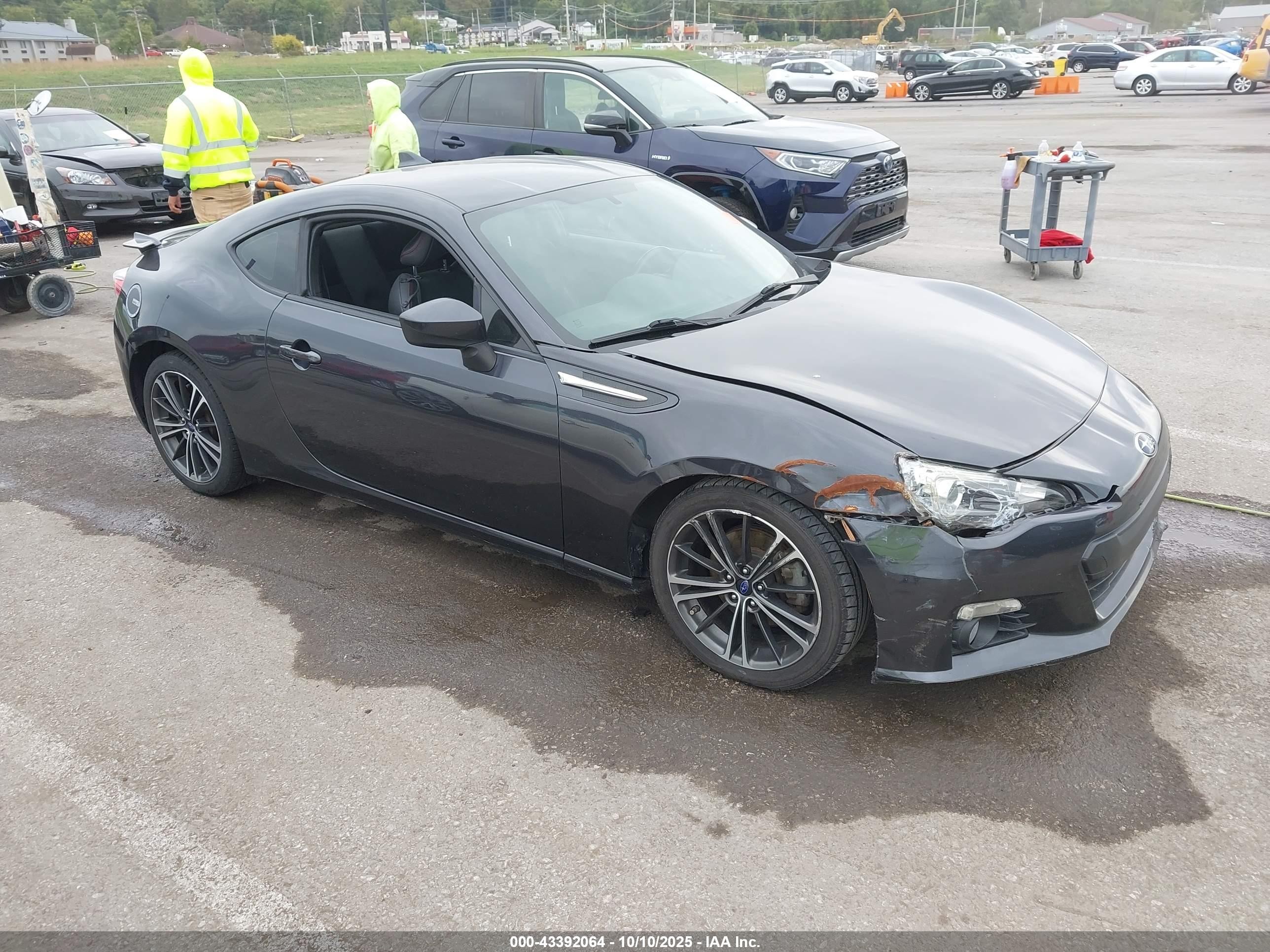 2015 Subaru Brz Limited Gray vin: JF1ZCAC10F9601556