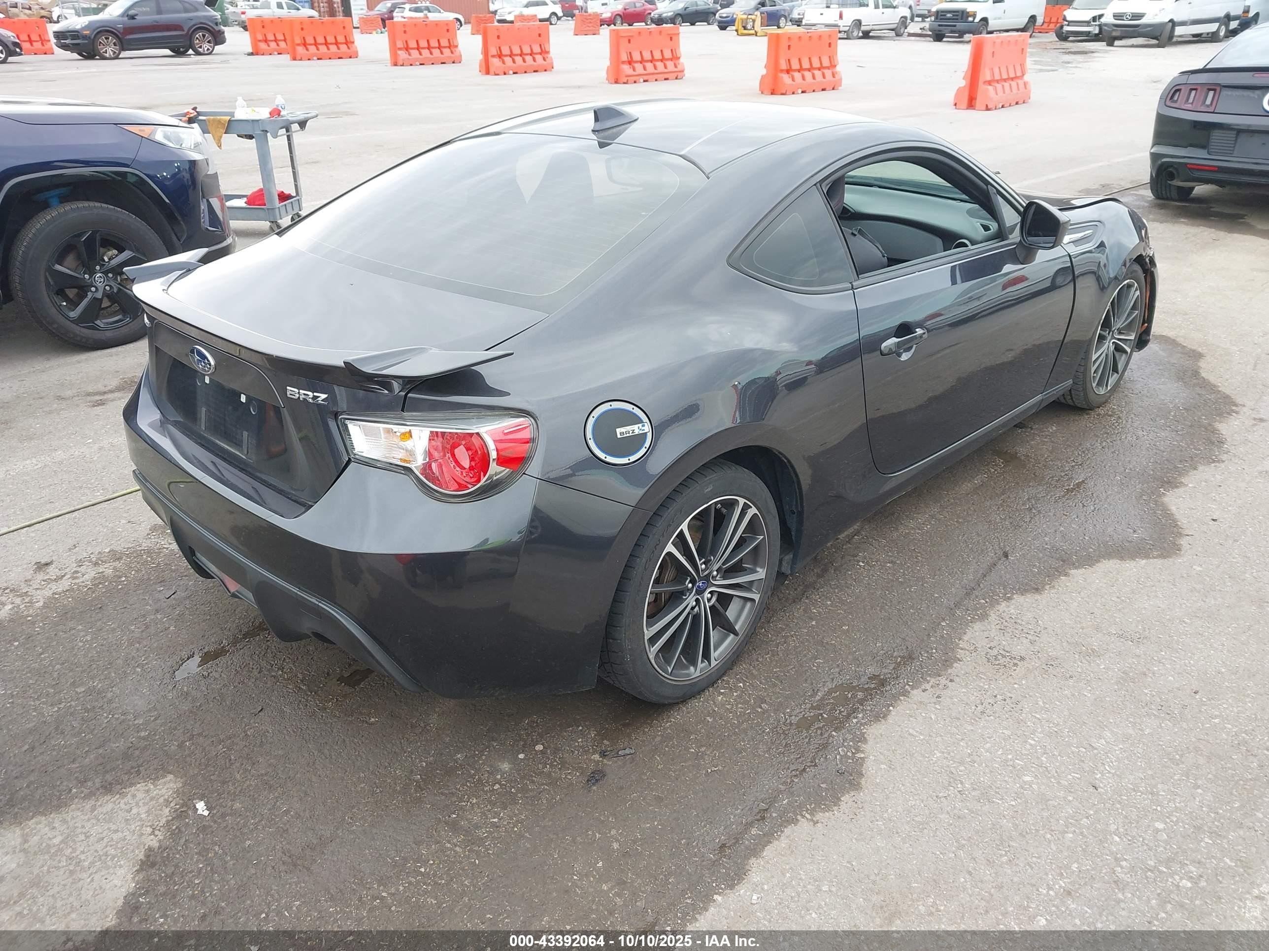 2015 Subaru Brz Limited Серый vin: JF1ZCAC10F9601556