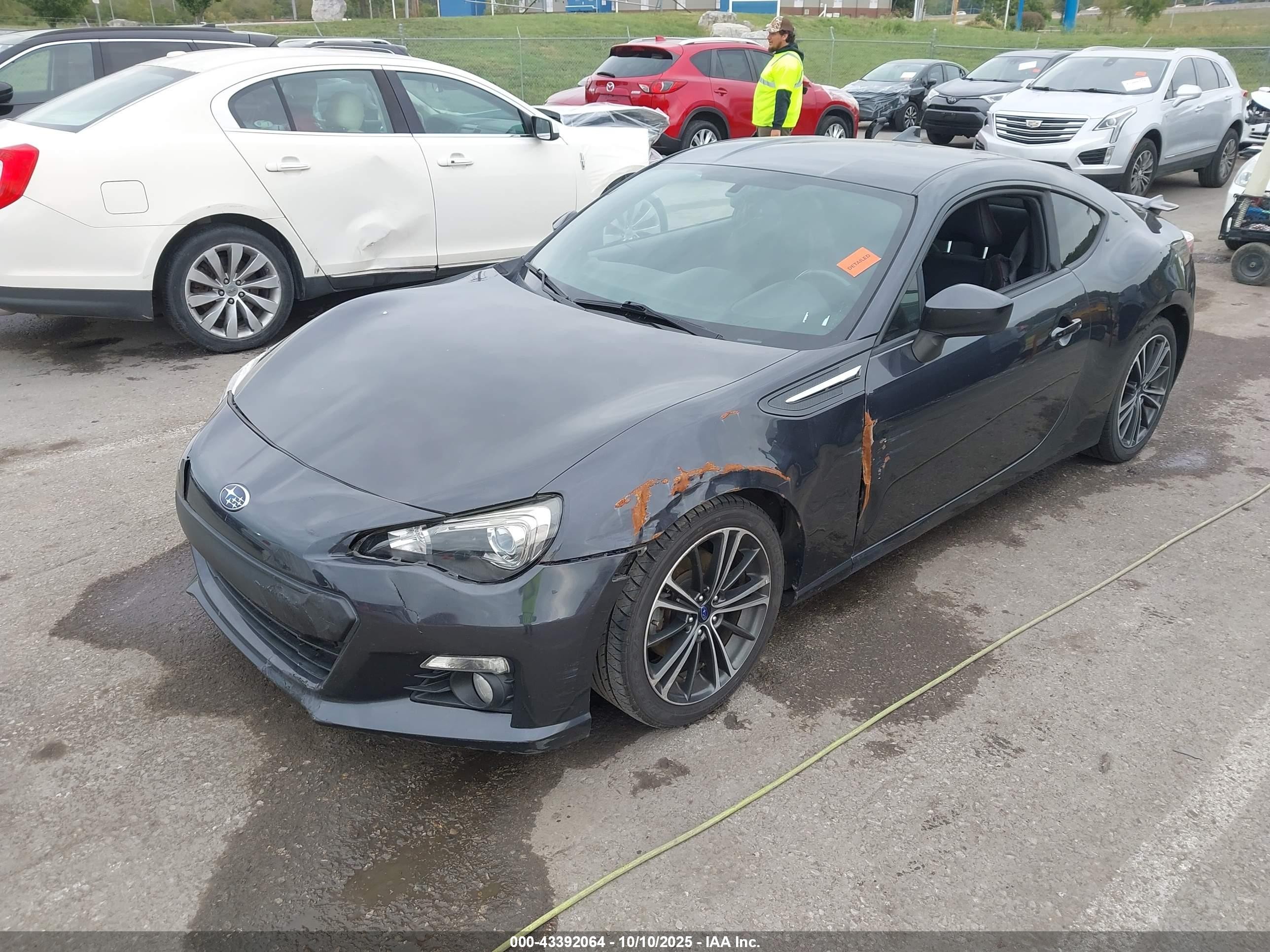 2015 Subaru Brz Limited Серый vin: JF1ZCAC10F9601556