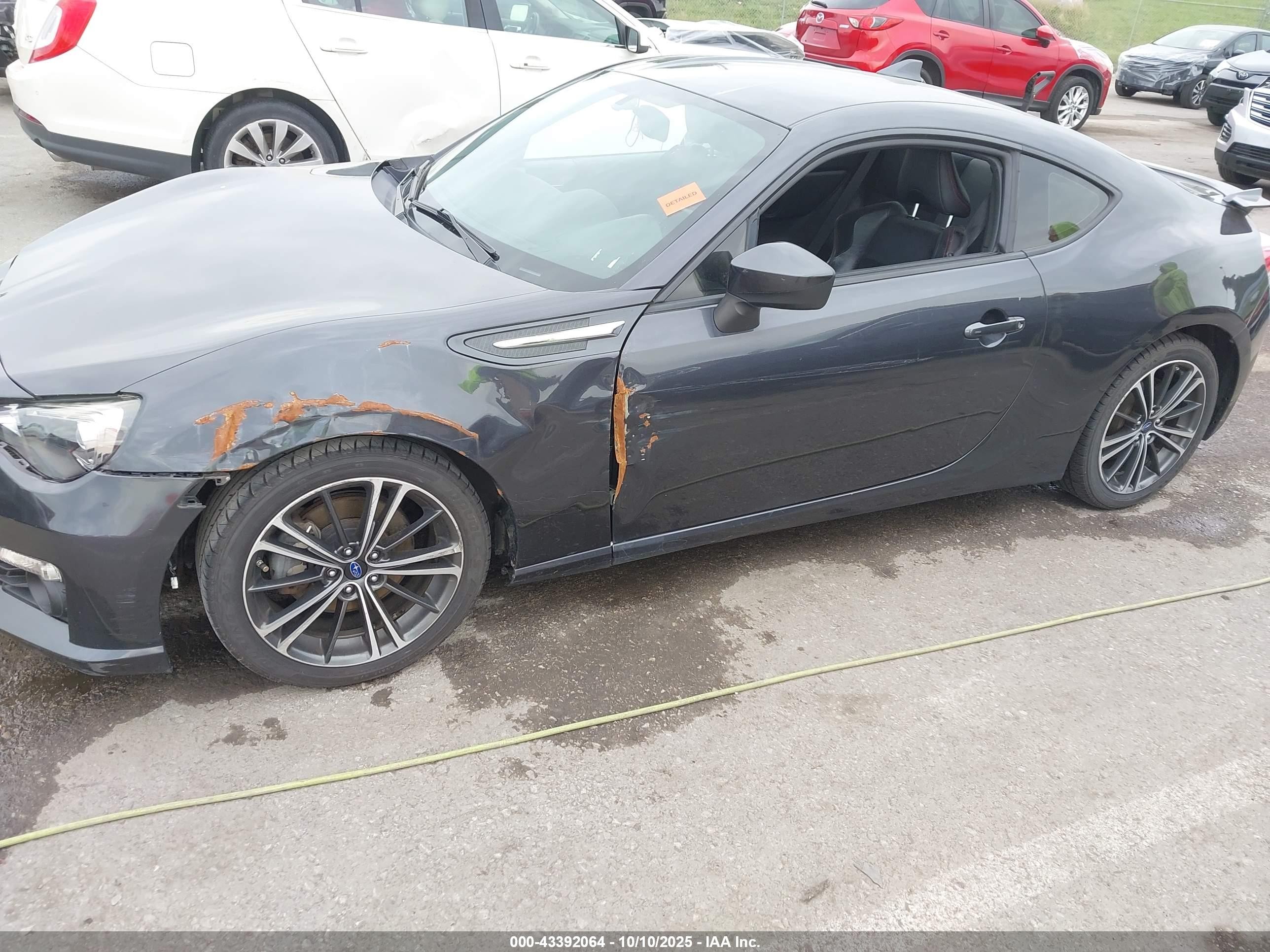2015 Subaru Brz Limited Серый vin: JF1ZCAC10F9601556