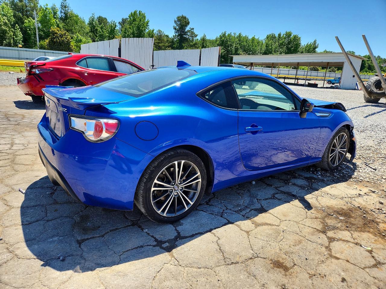 2015 Subaru Brz 2.0 Limited Blue vin: JF1ZCAC10F9607065