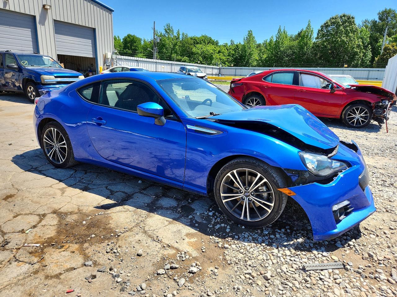 2015 Subaru Brz 2.0 Limited Blue vin: JF1ZCAC10F9607065