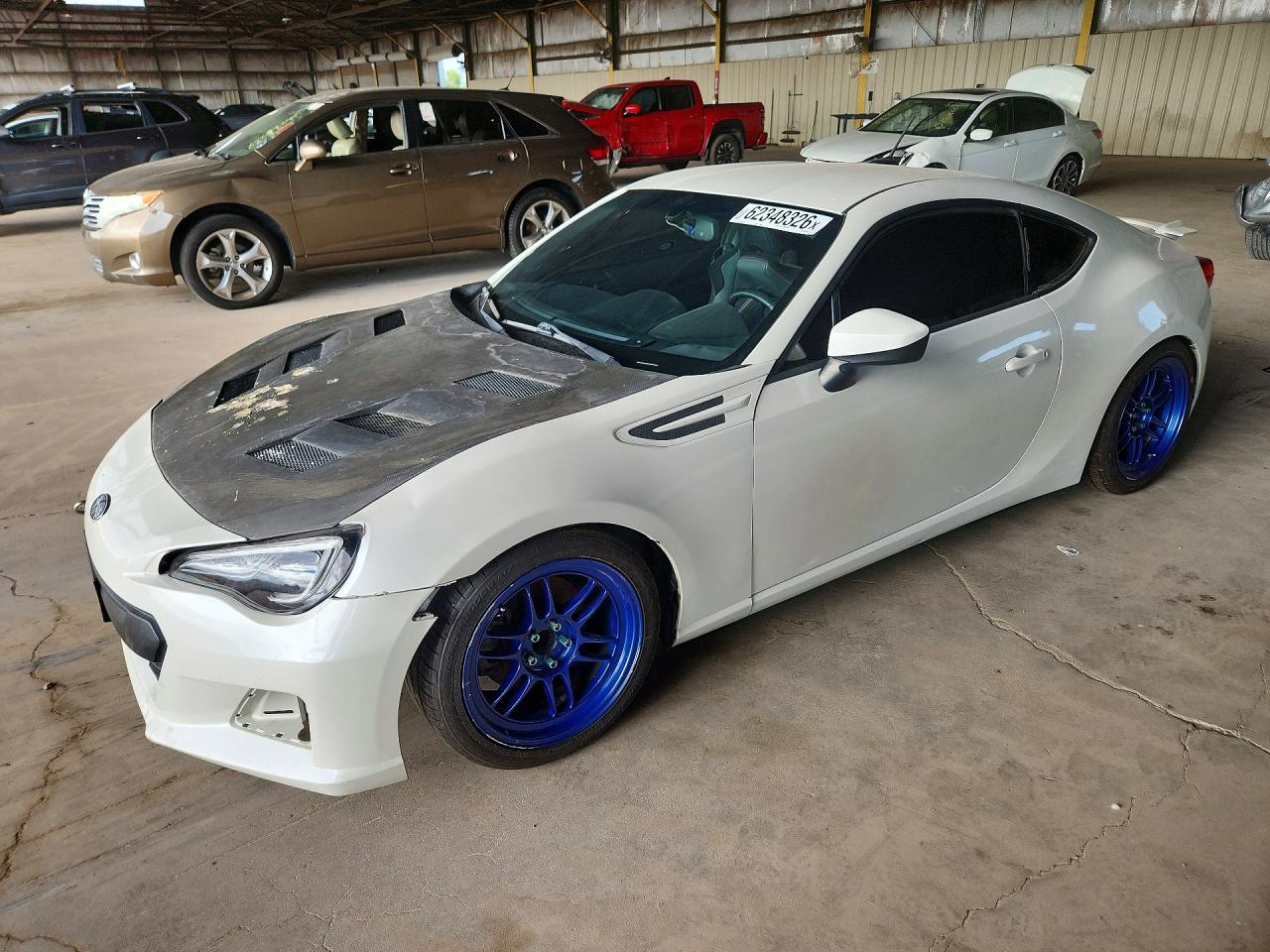 2013 Subaru Brz 2.0 Limited White vin: JF1ZCAC11D1607264